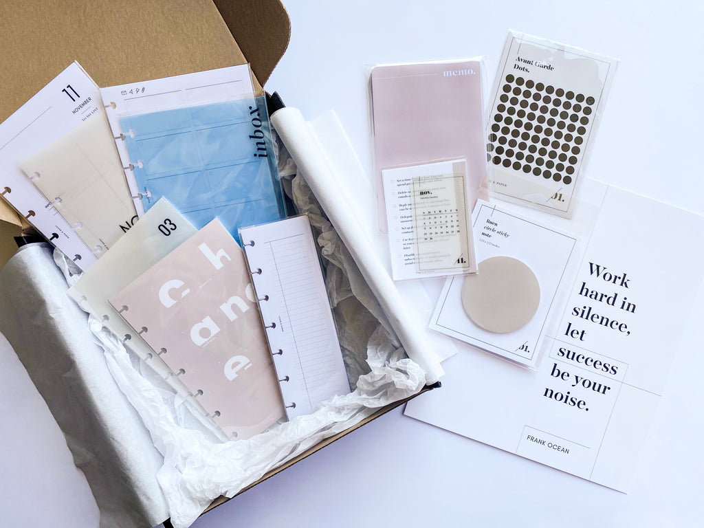 September 2020 | Planning + Stationery Unboxing