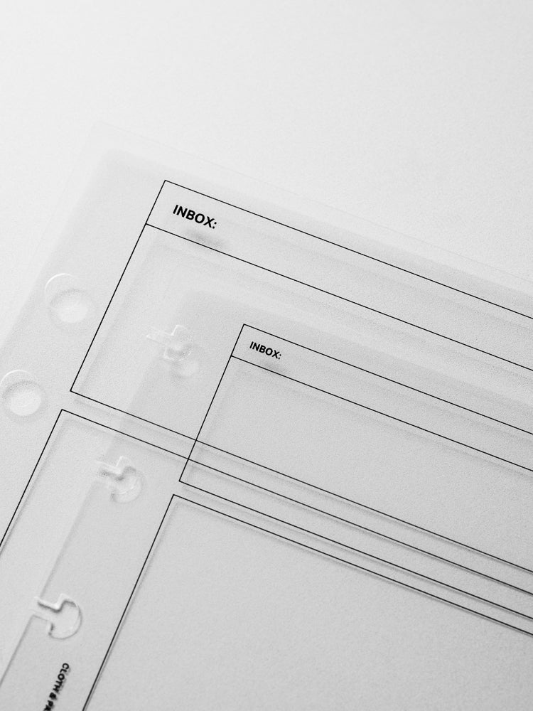 Detail view of two Crystal Clear Inbox Planner Dashboards.