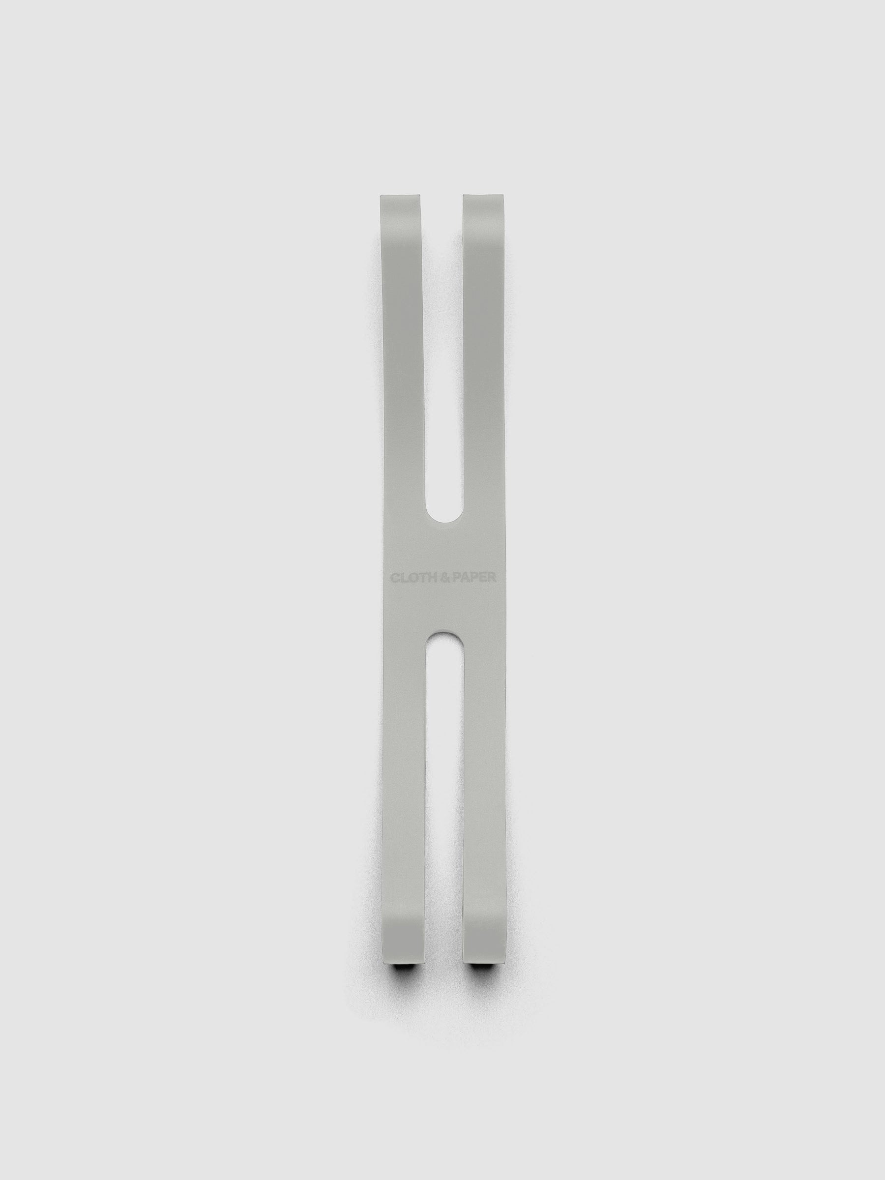 Small ash planner closure band shown flat on a grey background.