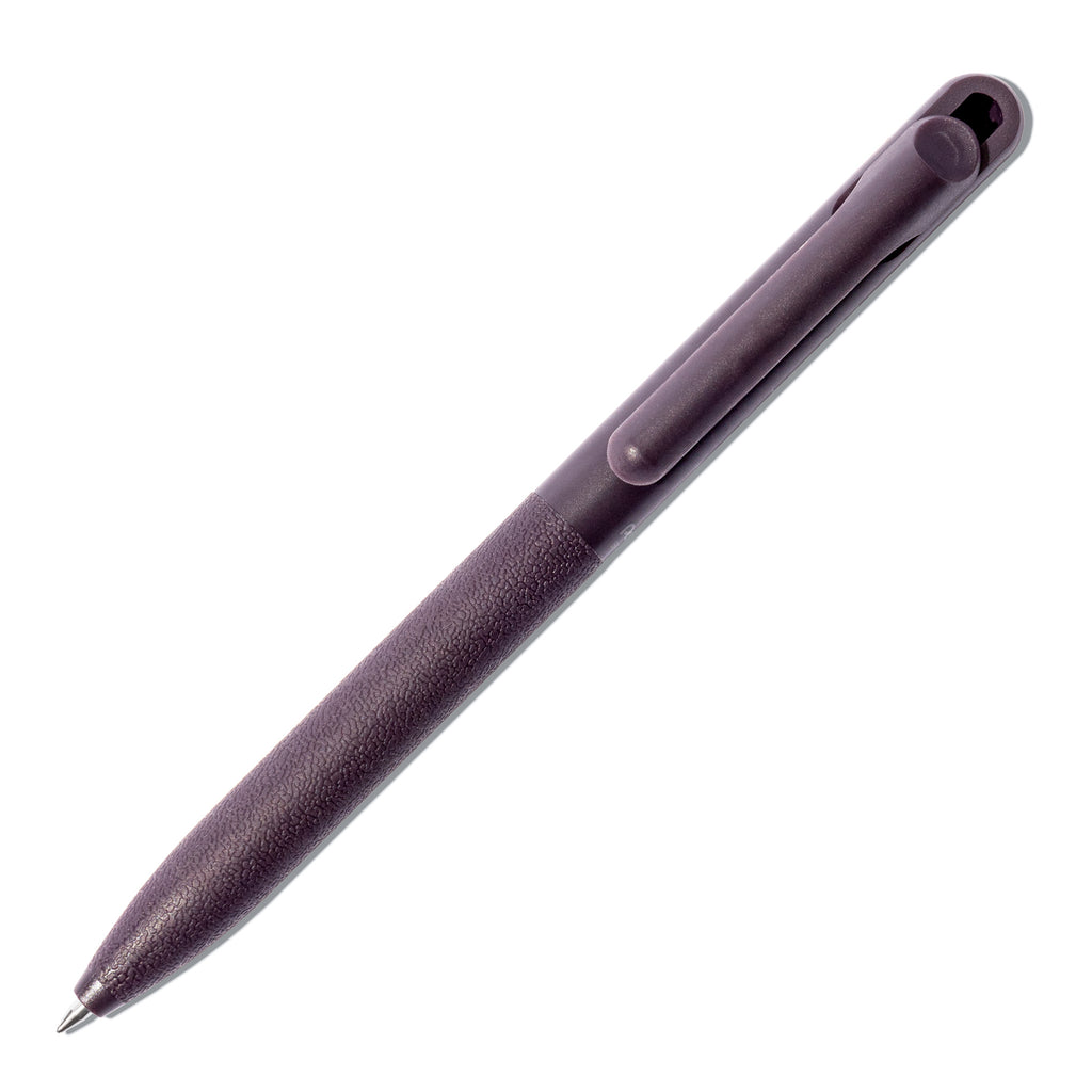 Pen displayed with nib exposed on a white background. Color shown is Chestnut Purple.