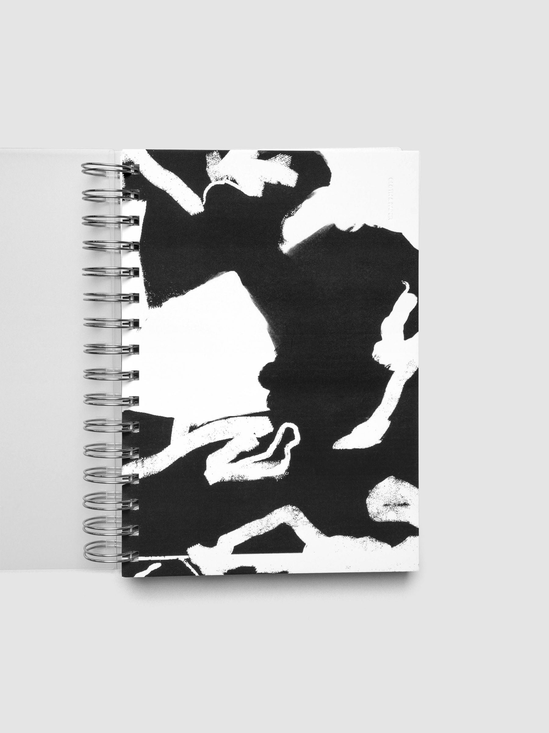 Spiral Notebook dashboard in the color Avant Garde shown in size A5 inside a notebook.