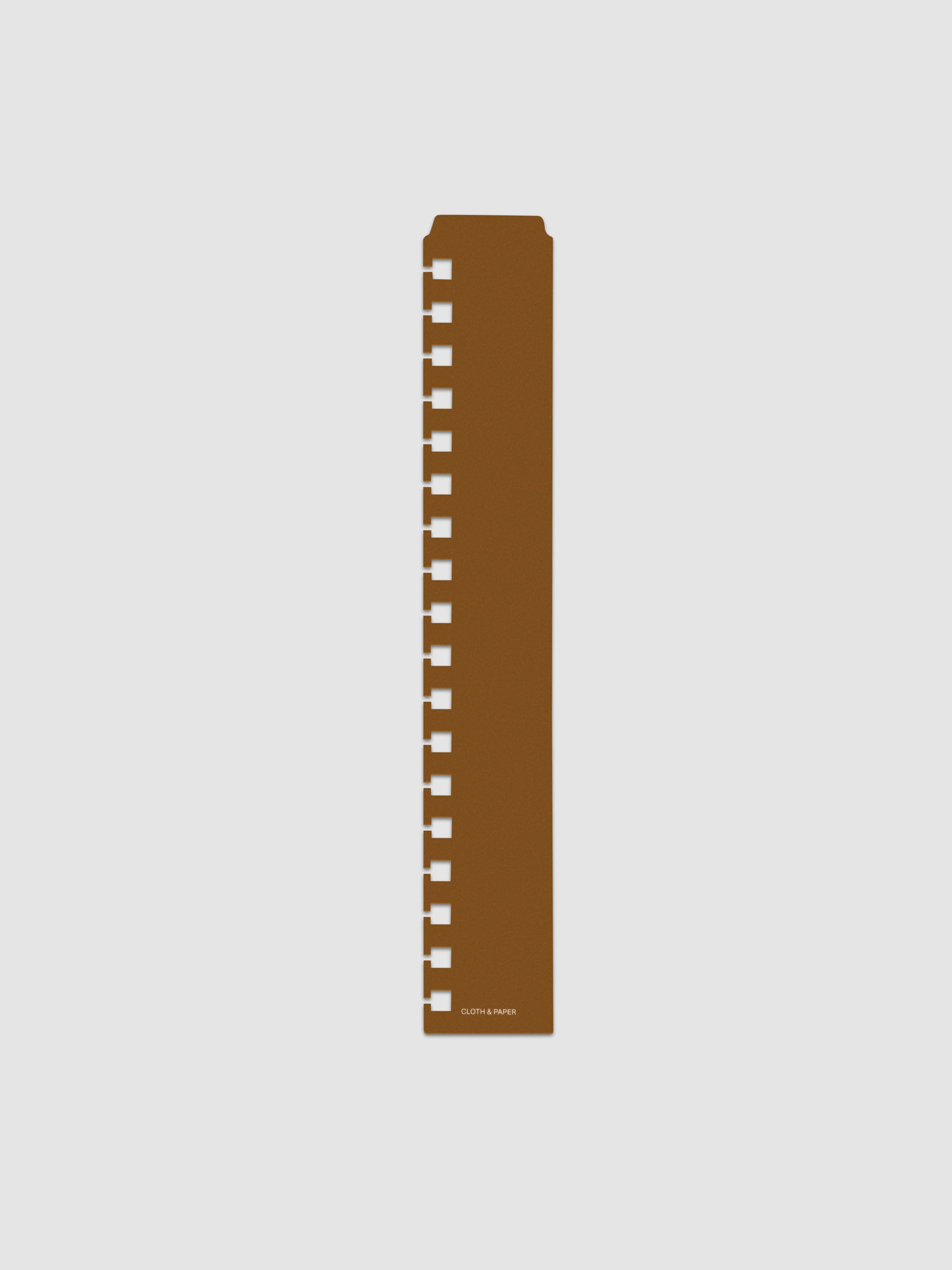 One narrow page marker in brown, shown in size HP Classic Spiral.