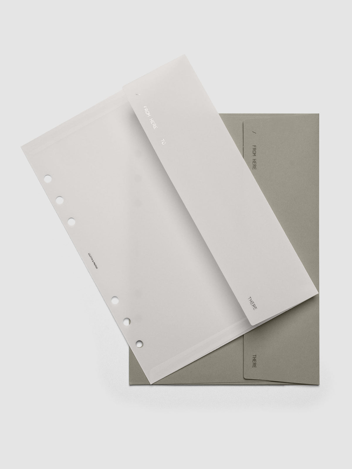 Planner Envelope Storage Set | Vellum and Paper Holder | Cloth & Paper
