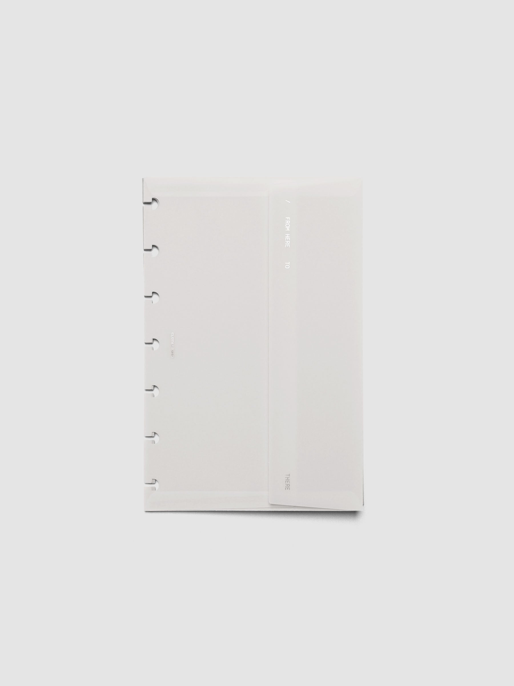White Envelope Storage Holder shown in size HP Mini.