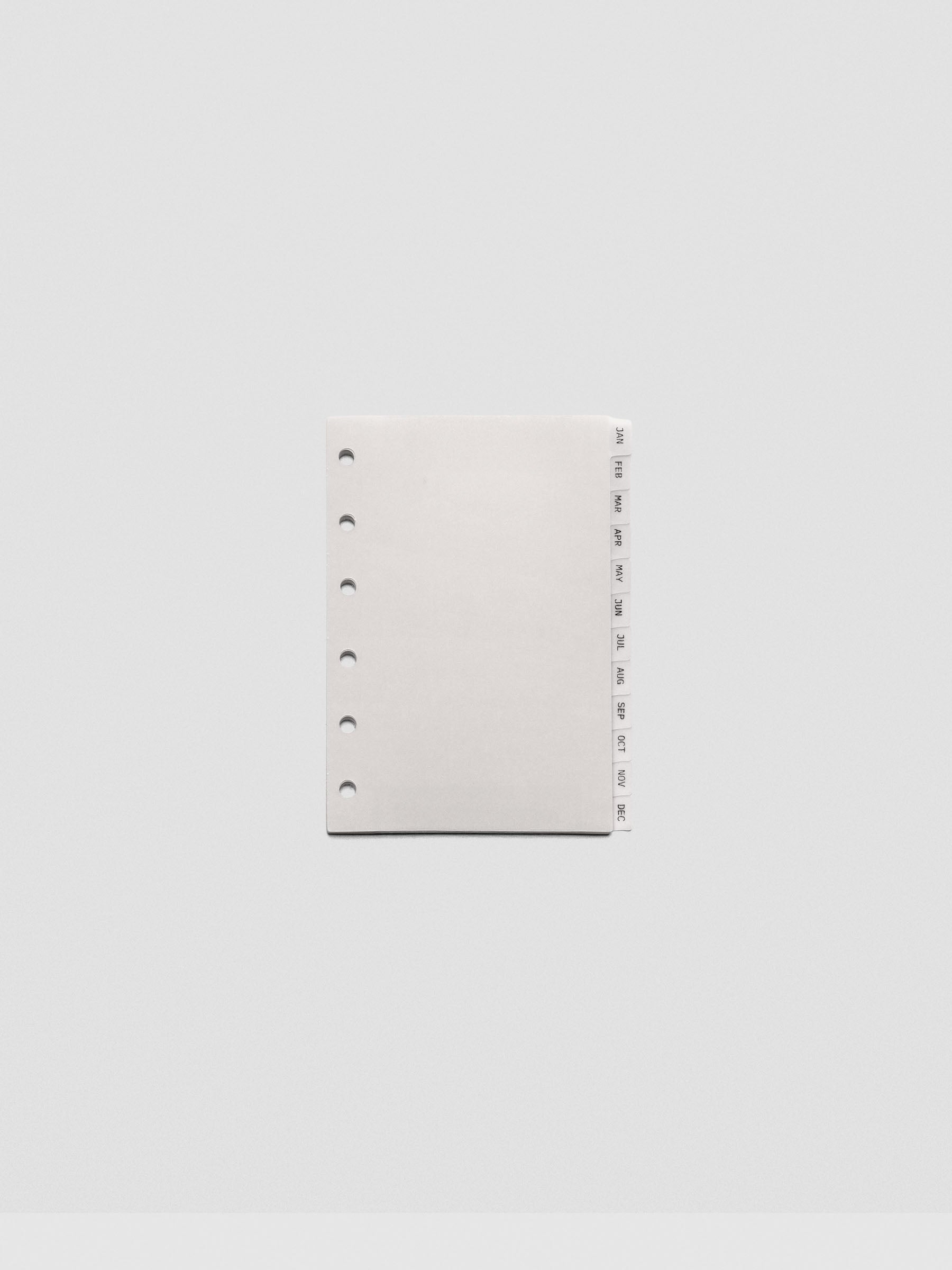 Pocket vellum dividers shown on a grey background.