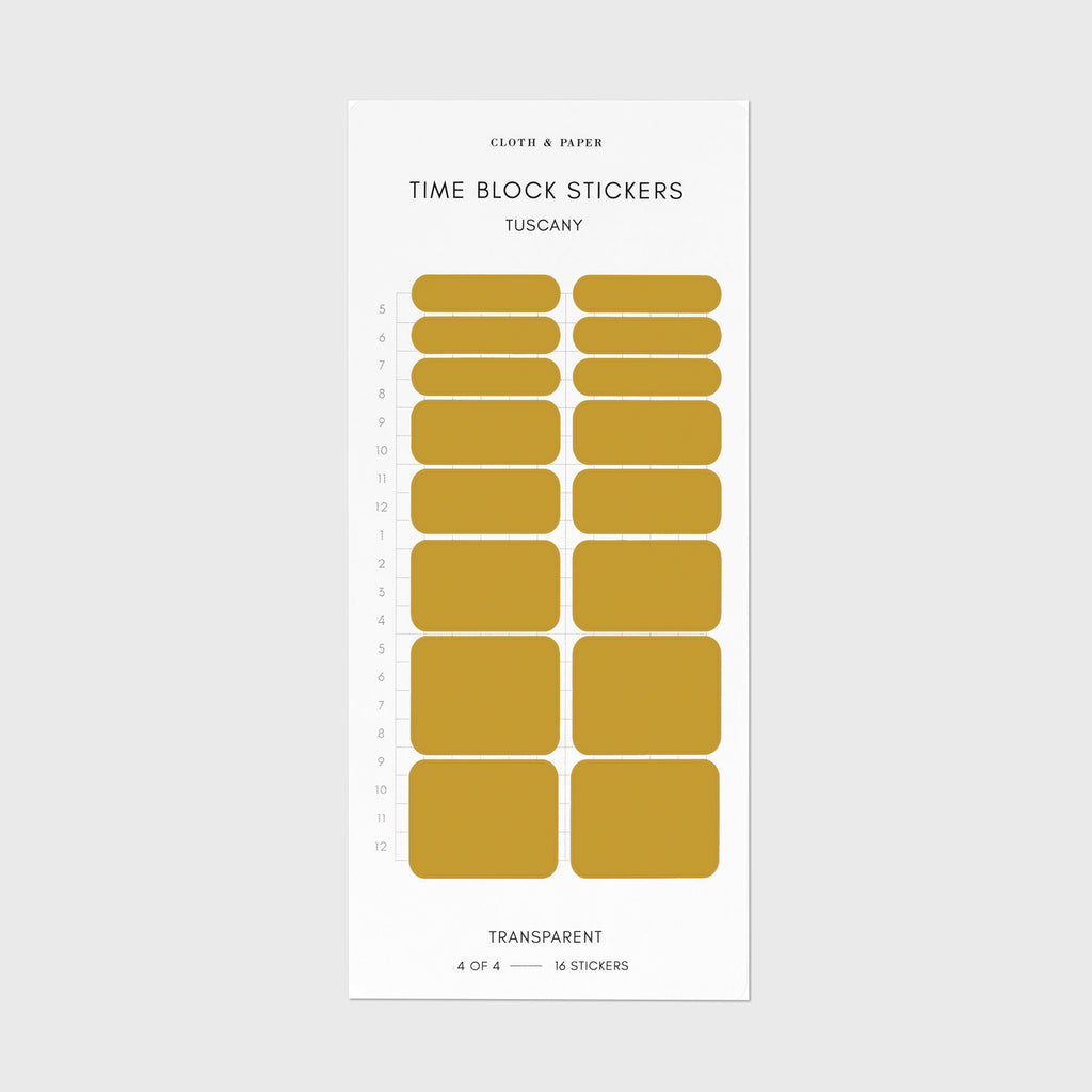 Time Block Icons Time Block Planner Sticker Set | Cloth & Paper – CLOTH & PAPER