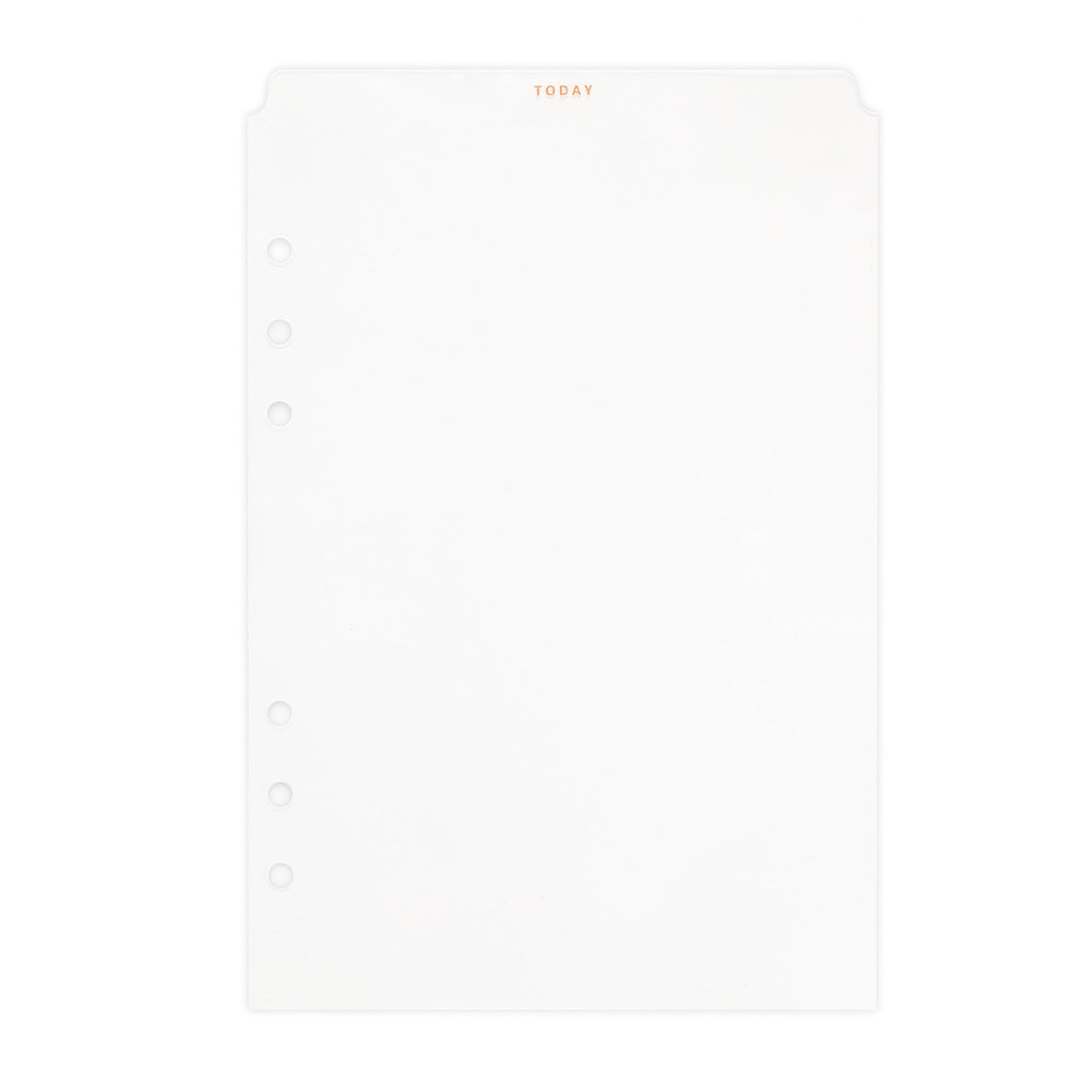 Today Tab Divider displayed on a white background. Pictured size is A5.