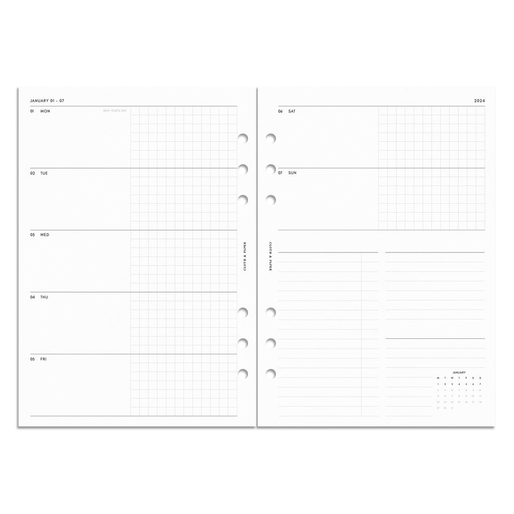 2024 Dated Planner Collection  Cloth & Paper – CLOTH & PAPER