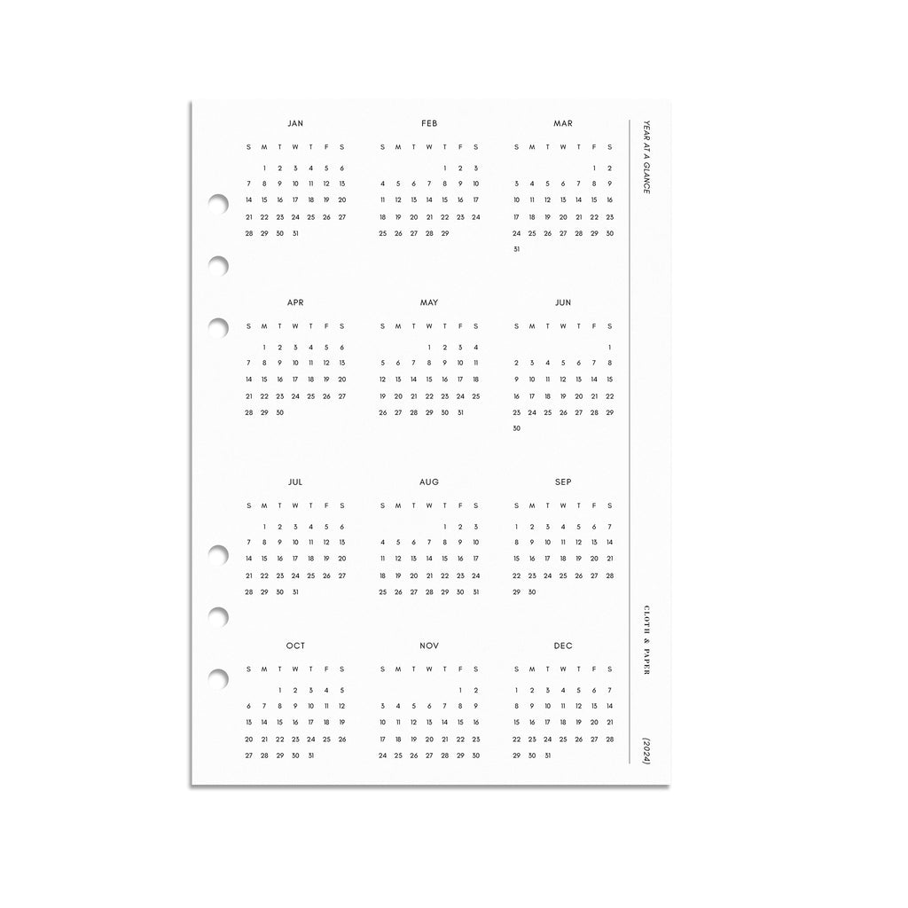 2024 Dated Planner Collection  Cloth & Paper – CLOTH & PAPER