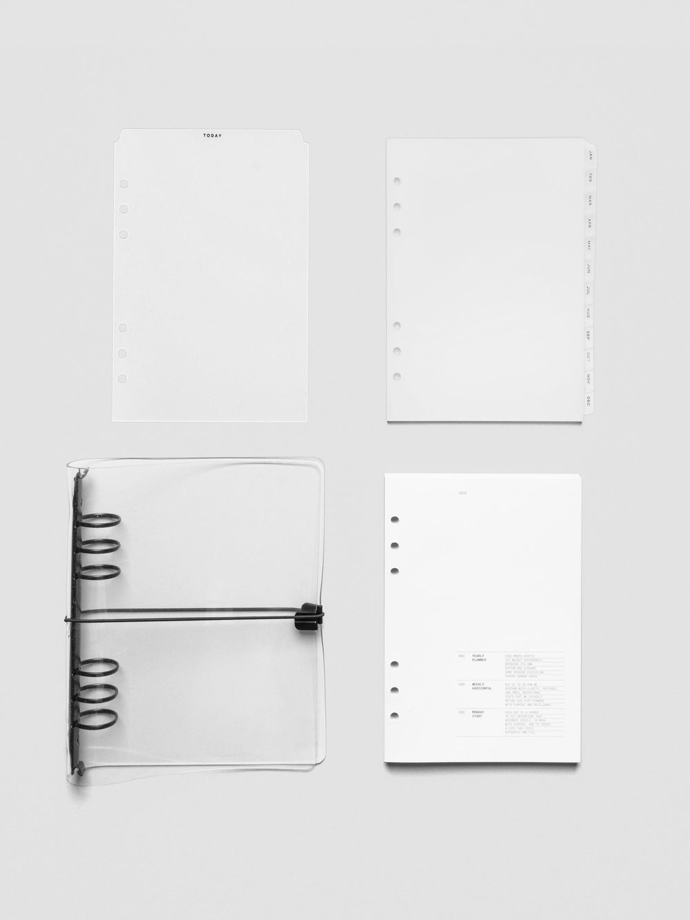 2026 Planner Bundle | Vertical Weekly | Monday Start | Cloth & Paper