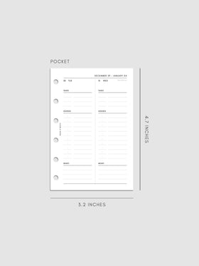 Digital mockup of insert in Pocket.