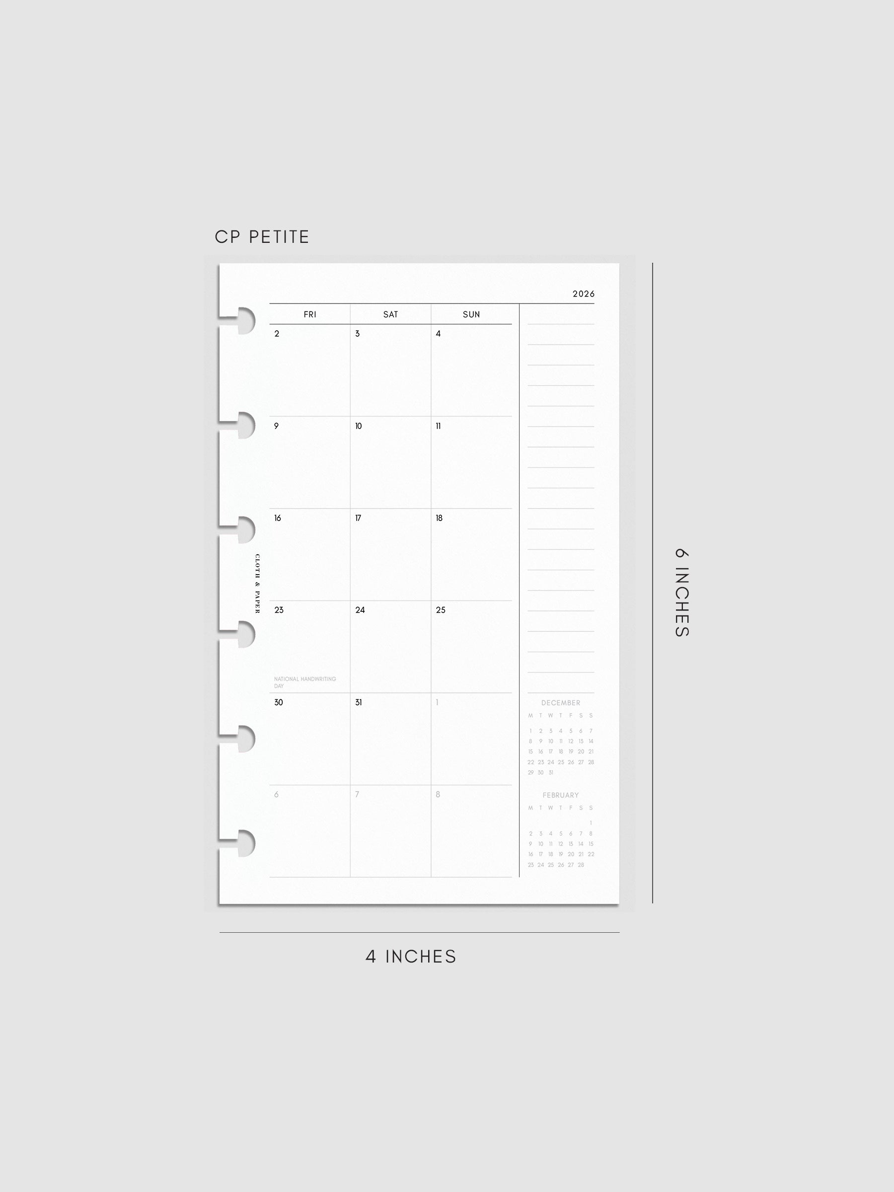 Digital mockup of insert in CP Petite.