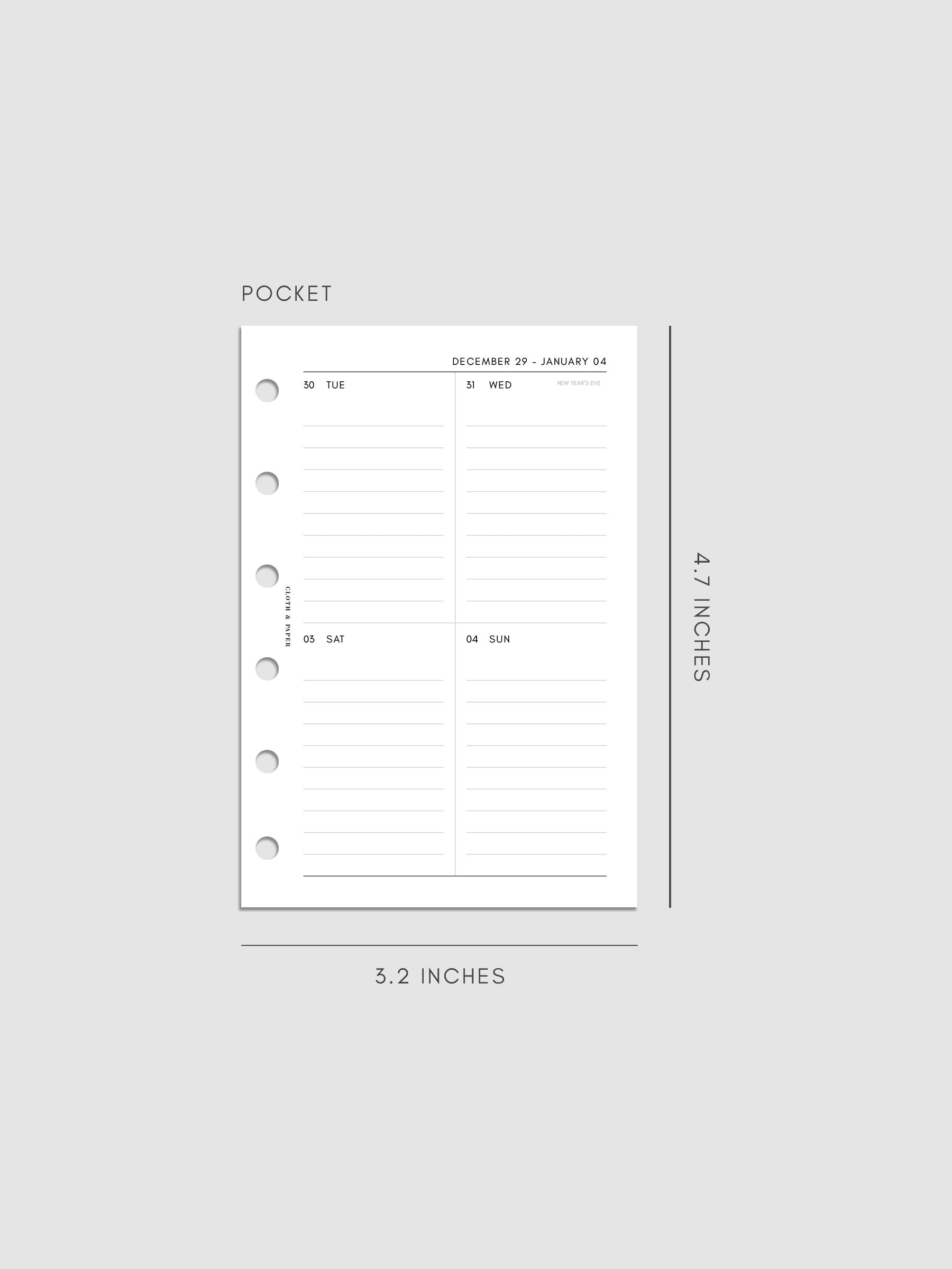 Digital mockup of insert in Pocket.