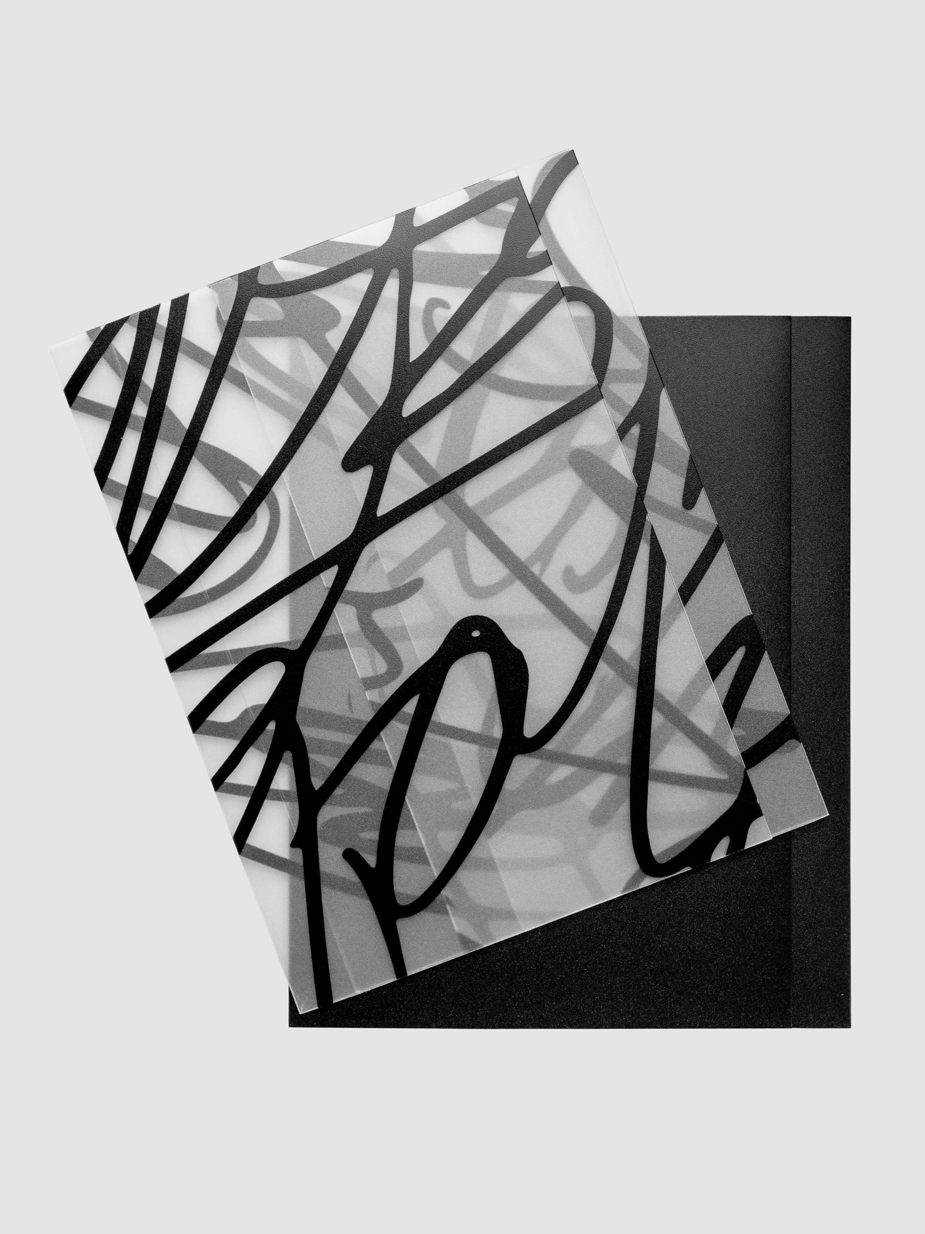 Perfect Bound Notebook Cover Set in size A5 showing Signature cover on top of Avant Garde cover.