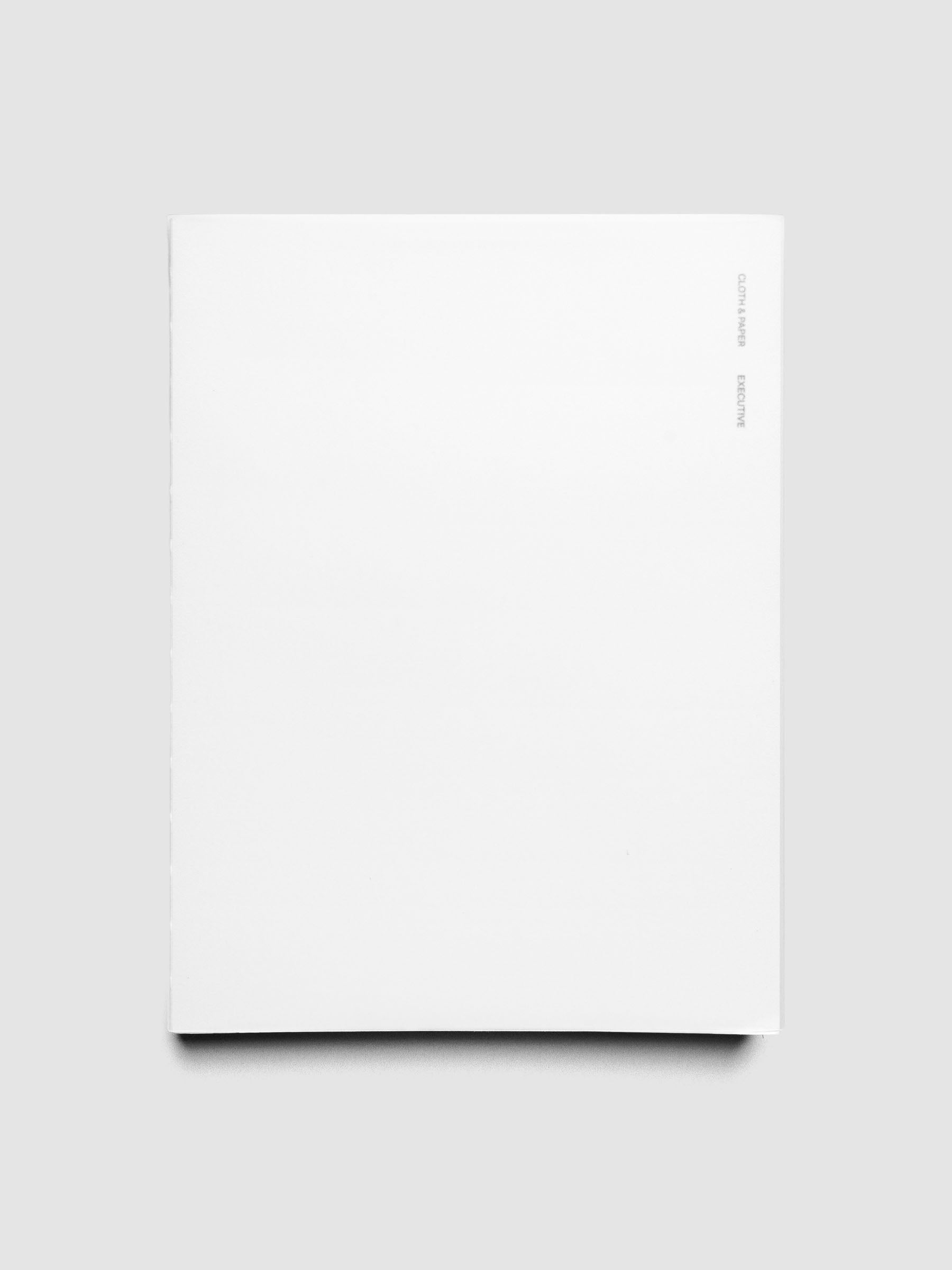 Perfect Bound Notebook Cover Set in size HP Classic and color Le Blanc (transparent).