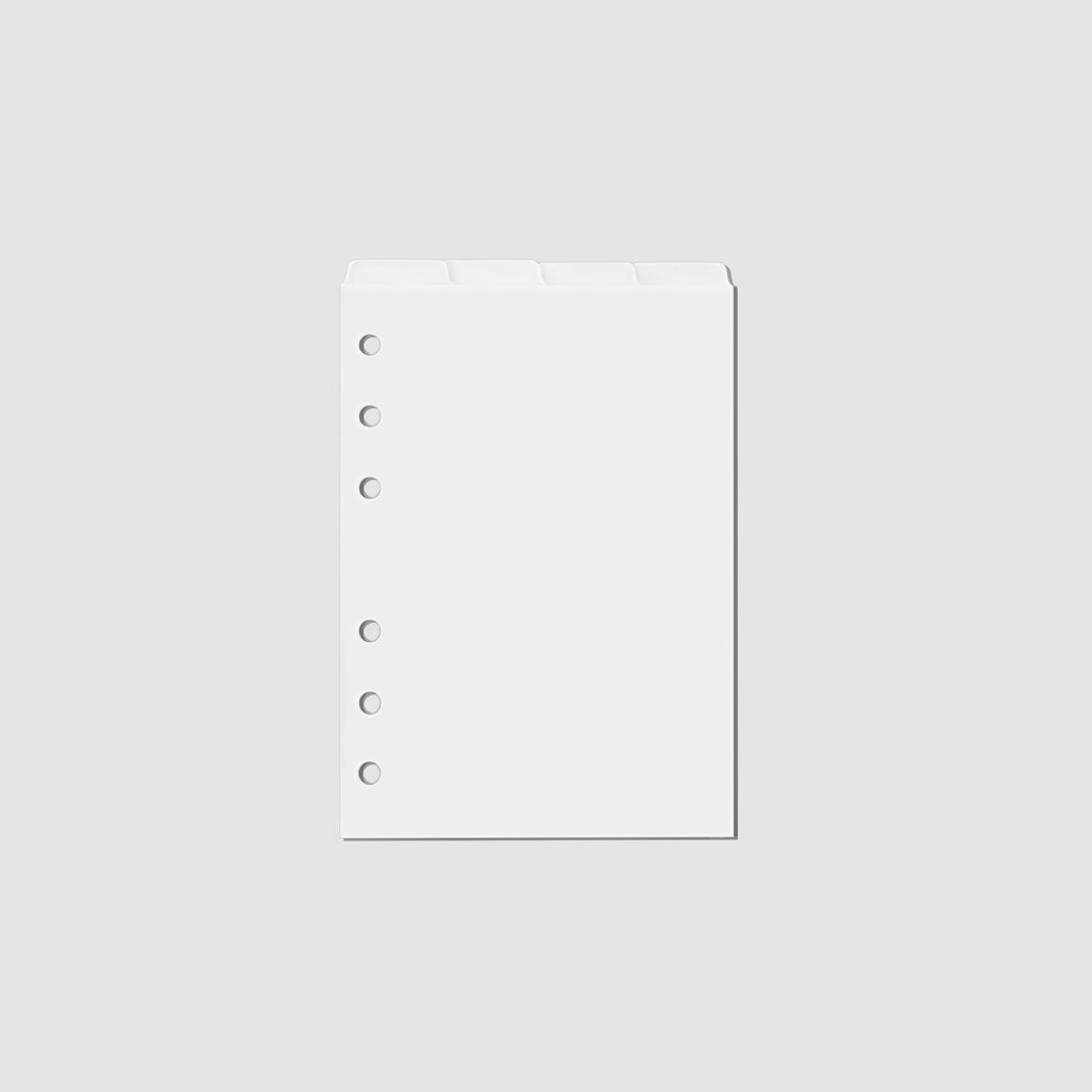 Dividers displayed on a white background. Size shown is A6.