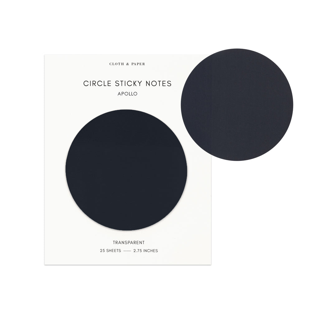 Transparent Circle Sticky Notes | Cloth & Paper – CLOTH & PAPER