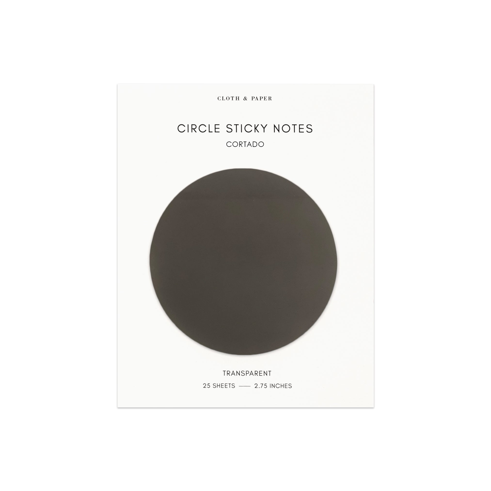 Transparent Circle Sticky Notes | Cloth & Paper – CLOTH & PAPER
