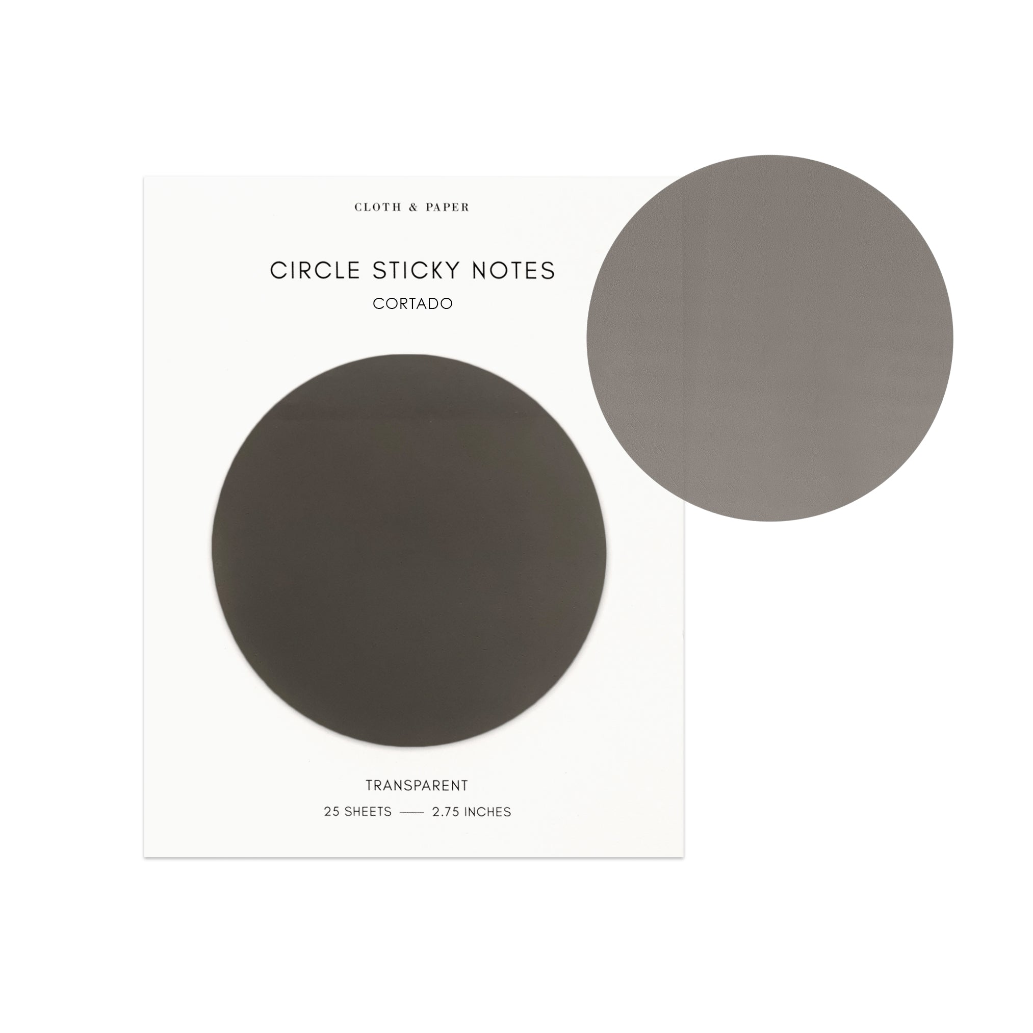 Transparent Circle Sticky Notes | Cloth & Paper – CLOTH & PAPER