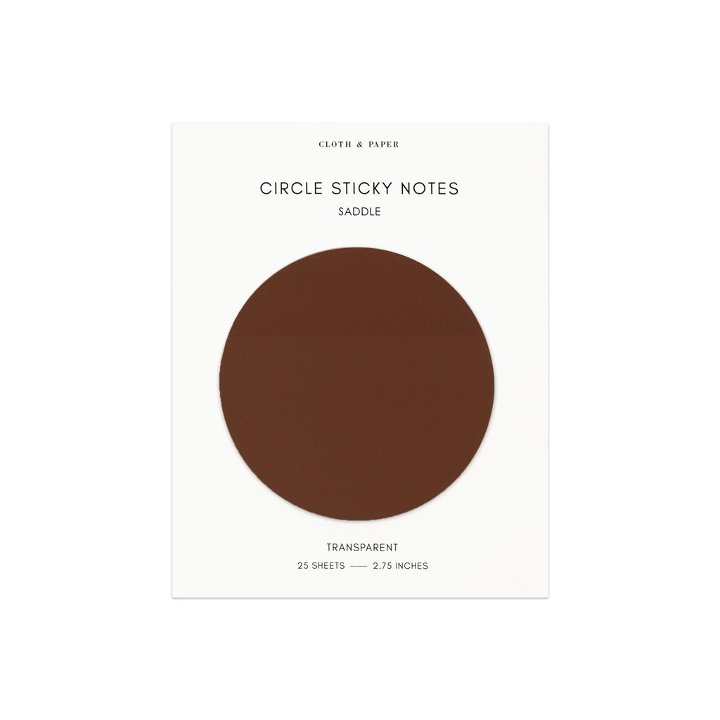 Transparent Circle Sticky Notes | Cloth & Paper – CLOTH & PAPER