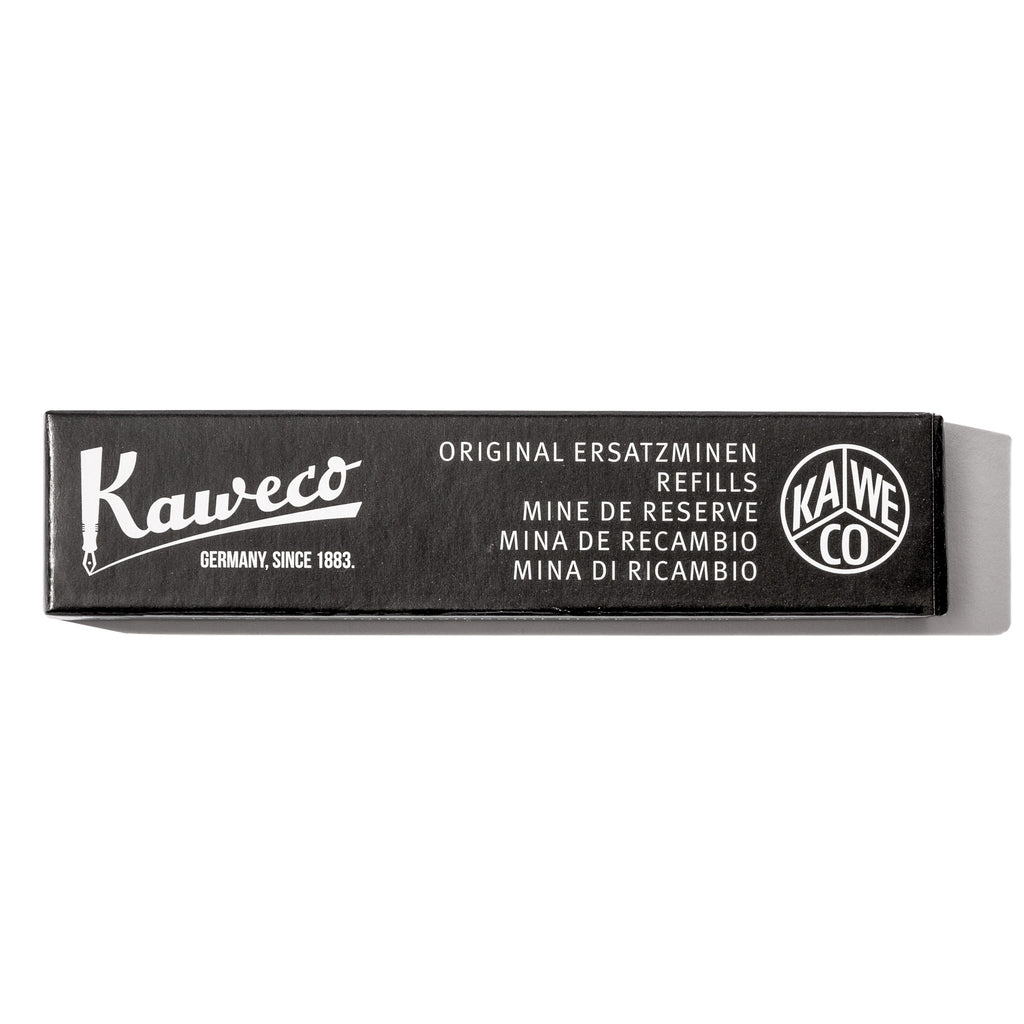 Kaweco Sport Gel Rollerball Pen Refill, Black, Cloth and Paper. Refill box displayed on a white background.