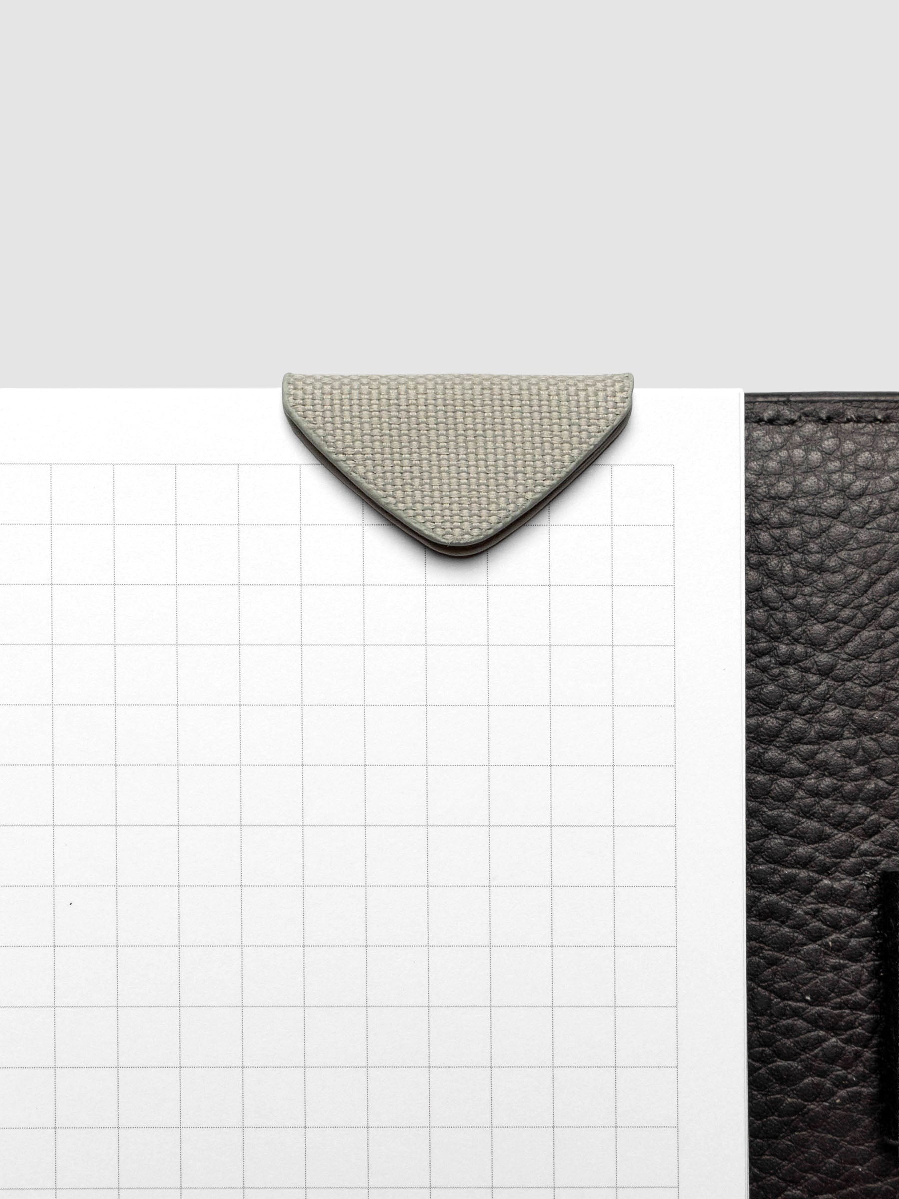 Mini Magnetic Bookmarks | Bookcloth | Walnut and Ash
