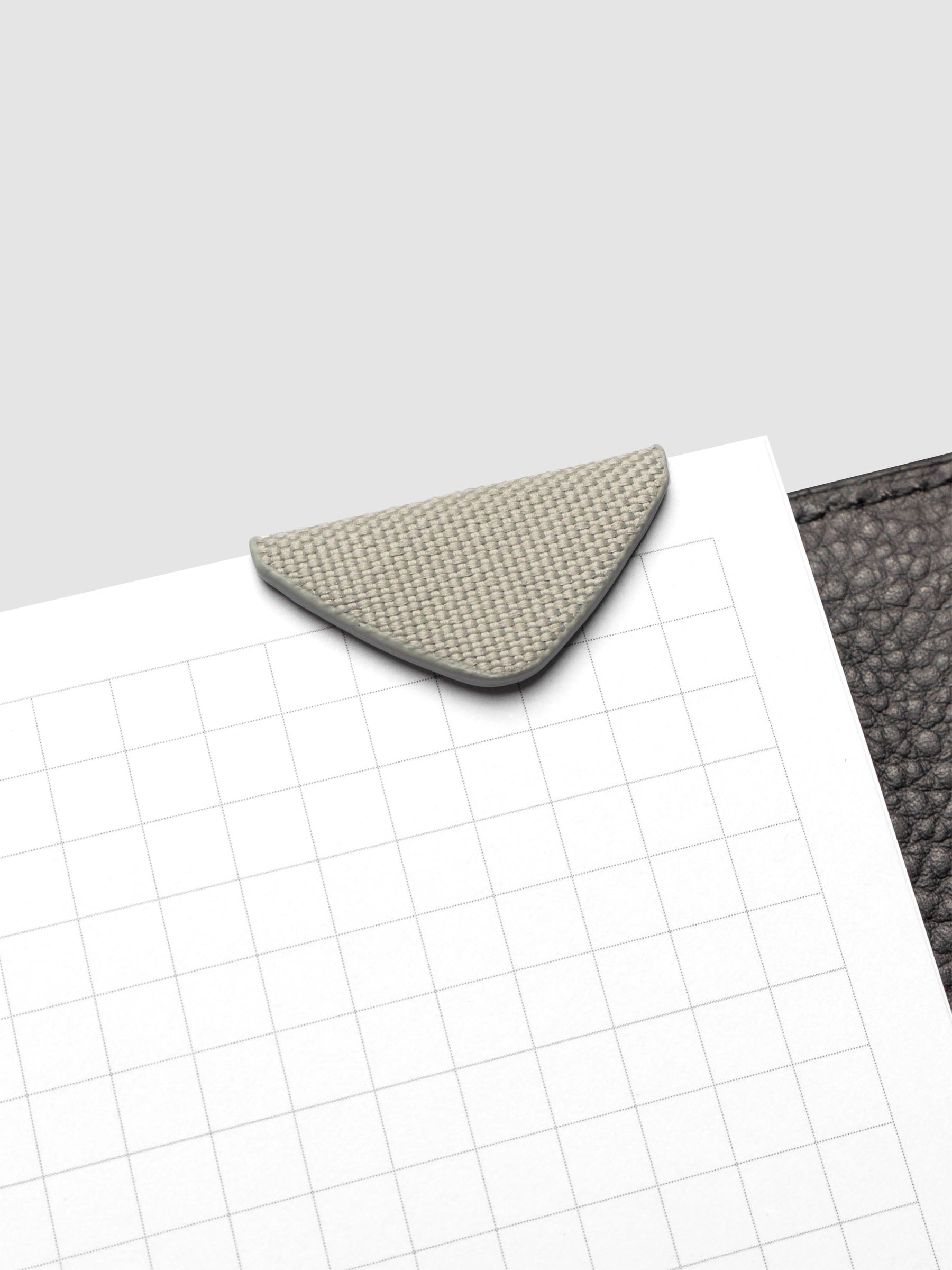 Mini Magnetic Bookmarks | Bookcloth | Walnut and Ash