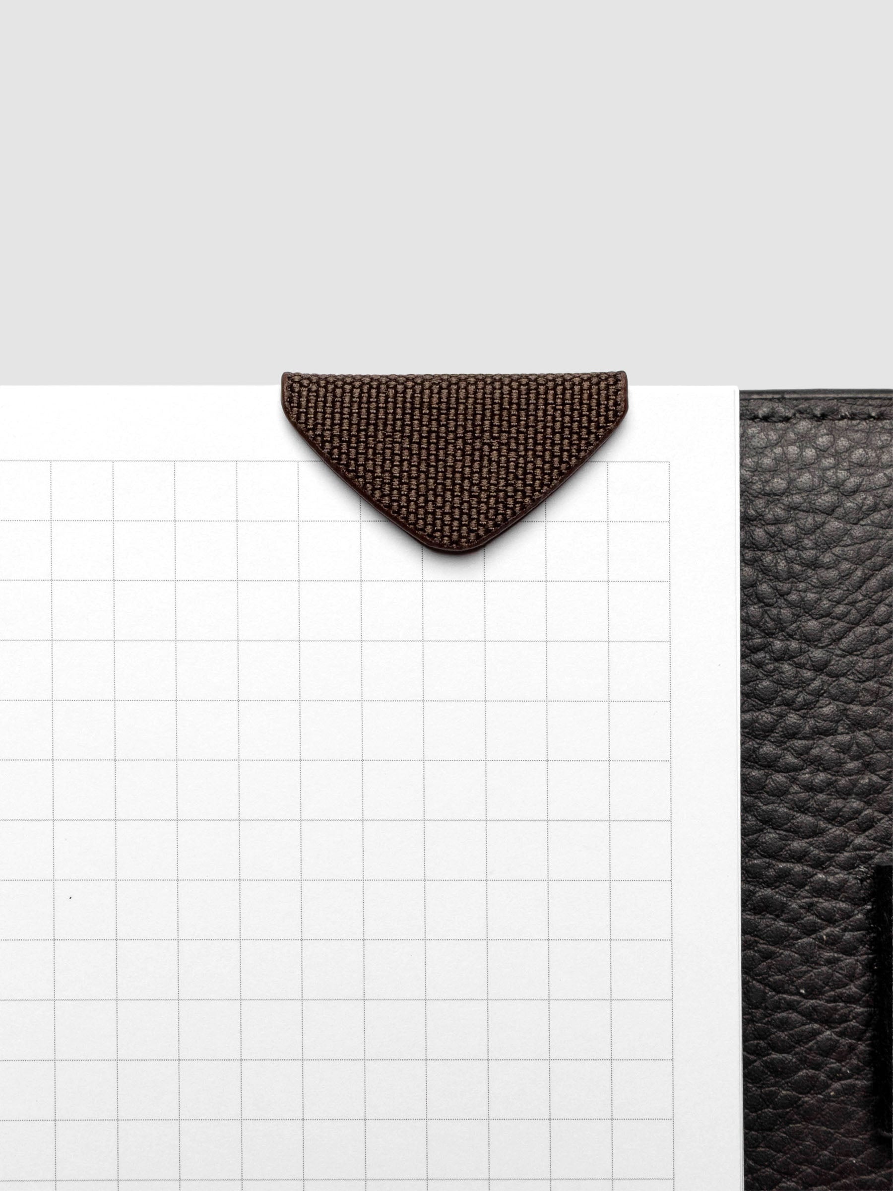 Mini Magnetic Bookmarks | Bookcloth | Walnut and Ash