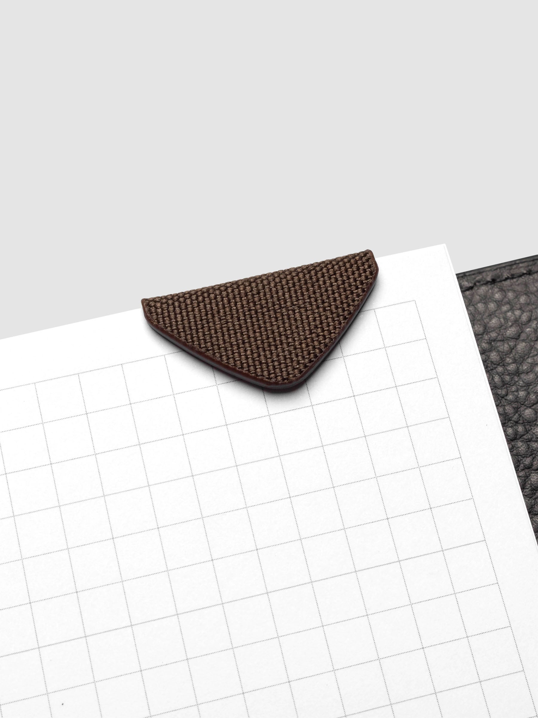 Mini Magnetic Bookmarks | Bookcloth | Walnut and Ash