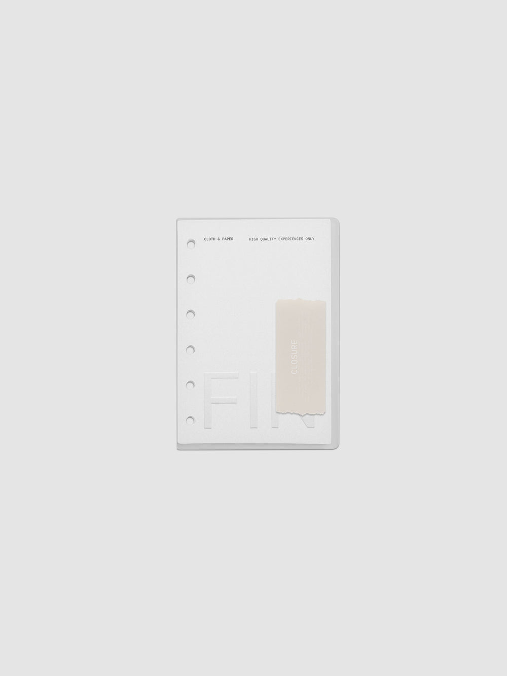 Closure Planner Dashboard + Cover Set | Cloth & Paper