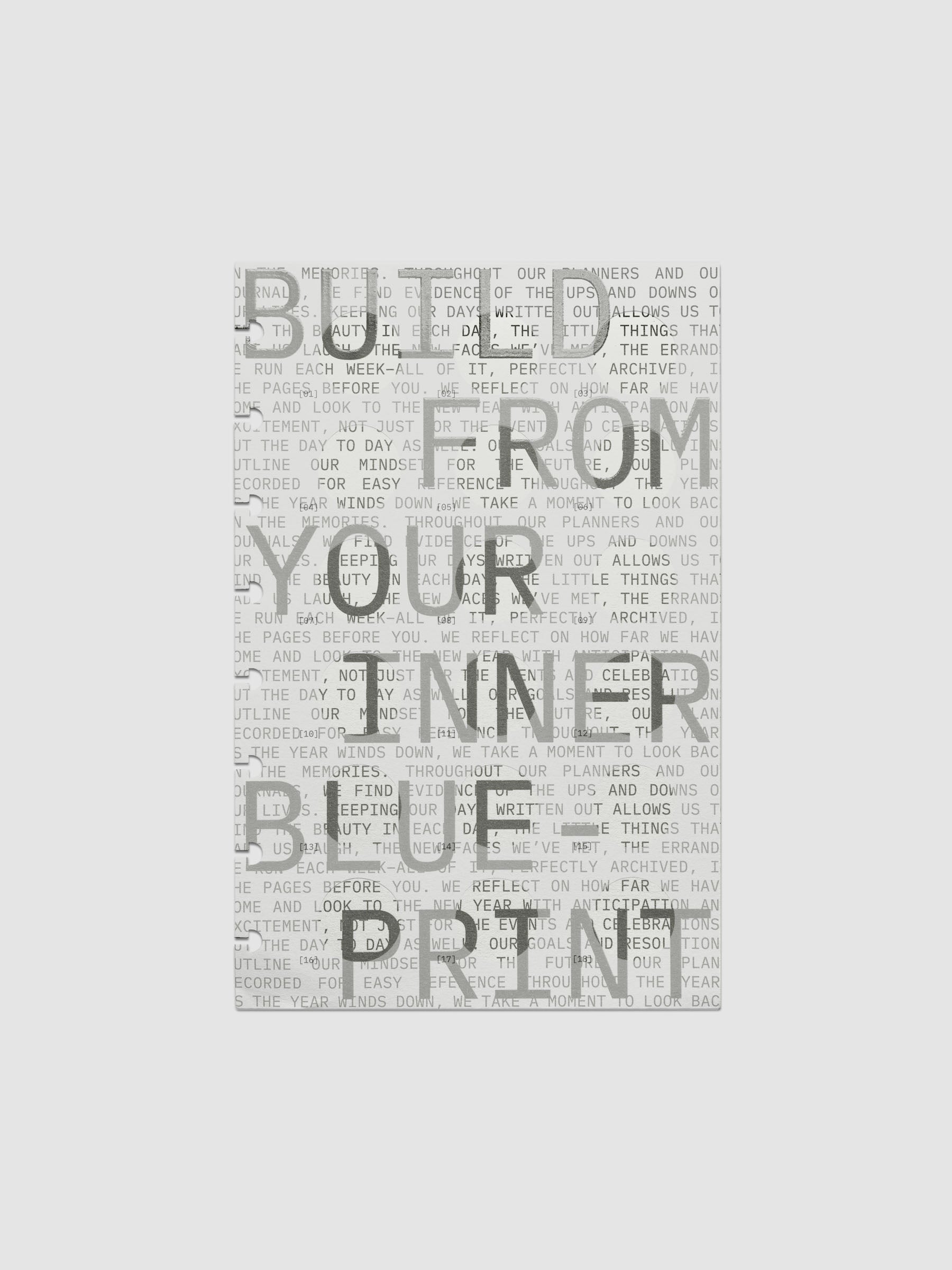 Inner Blueprint Dashboard Duo shown layered in size Half Letter.