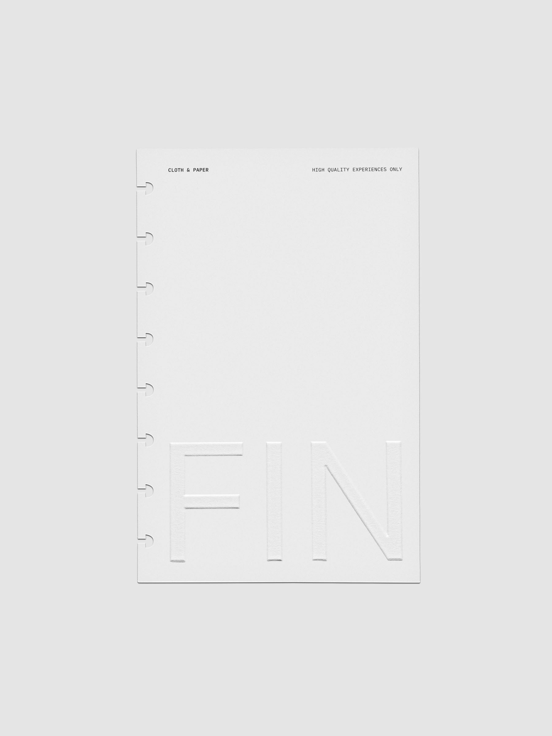 Closure Planner Dashboard + Cover Set in size Half Letter showing dashboard only.