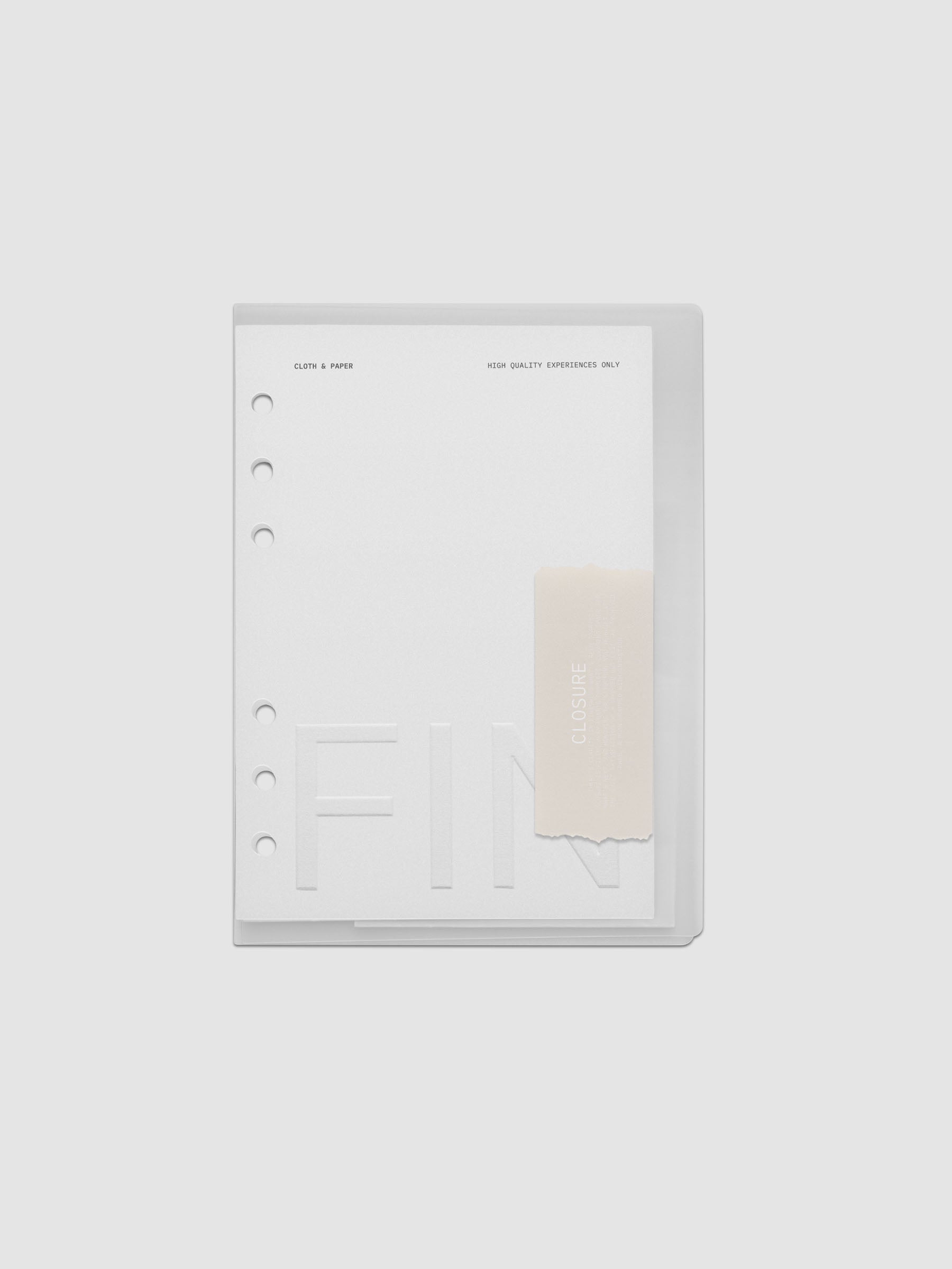 Closure Planner Dashboard + Cover Set in size Personal Wide.