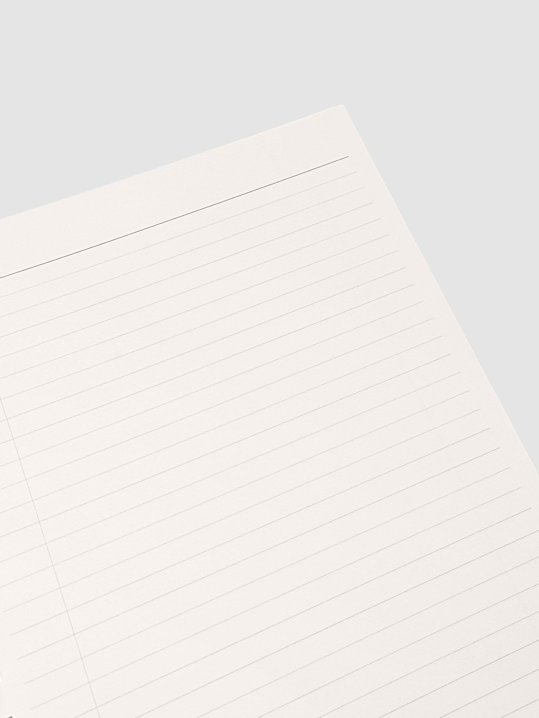 Spiral Notebook in size A5 and color Ristretto beige with Task interior pages shown open and close up.