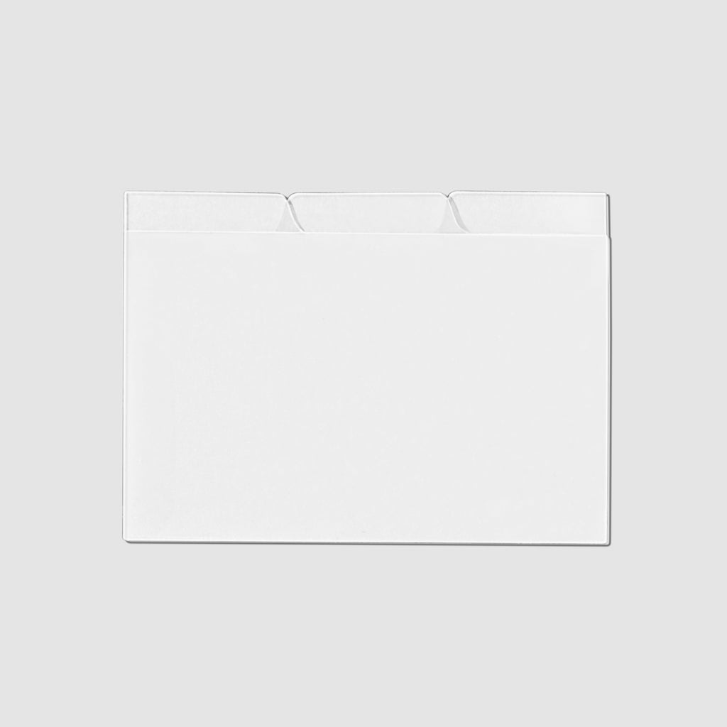 Three tab dividers for the Recipe Card Set displayed overlapping on a gray background.