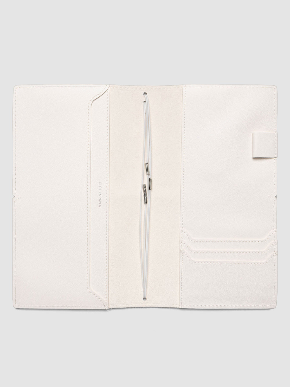 Genuine Leather Travel Notebook Cover | A5 Slim | Cloth & Paper