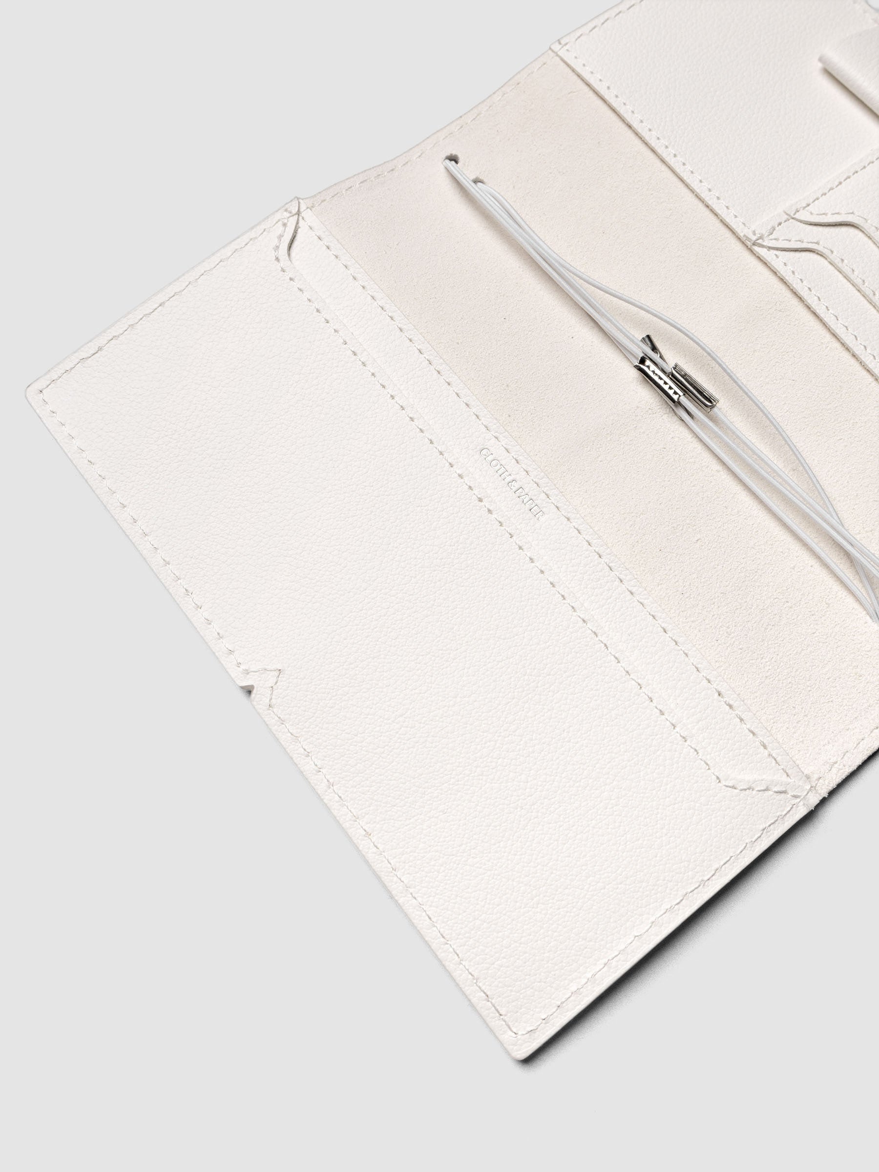 Dalmatian Pocket Plus Travel Notebook Cover showing the interior | Cloth & Paper
