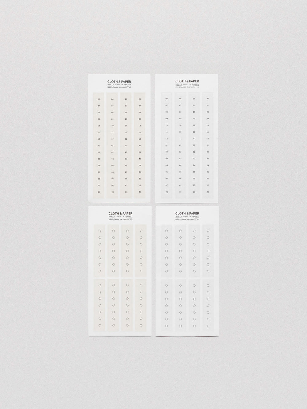 Label Planner Stickers | Strips | Cloth & Paper