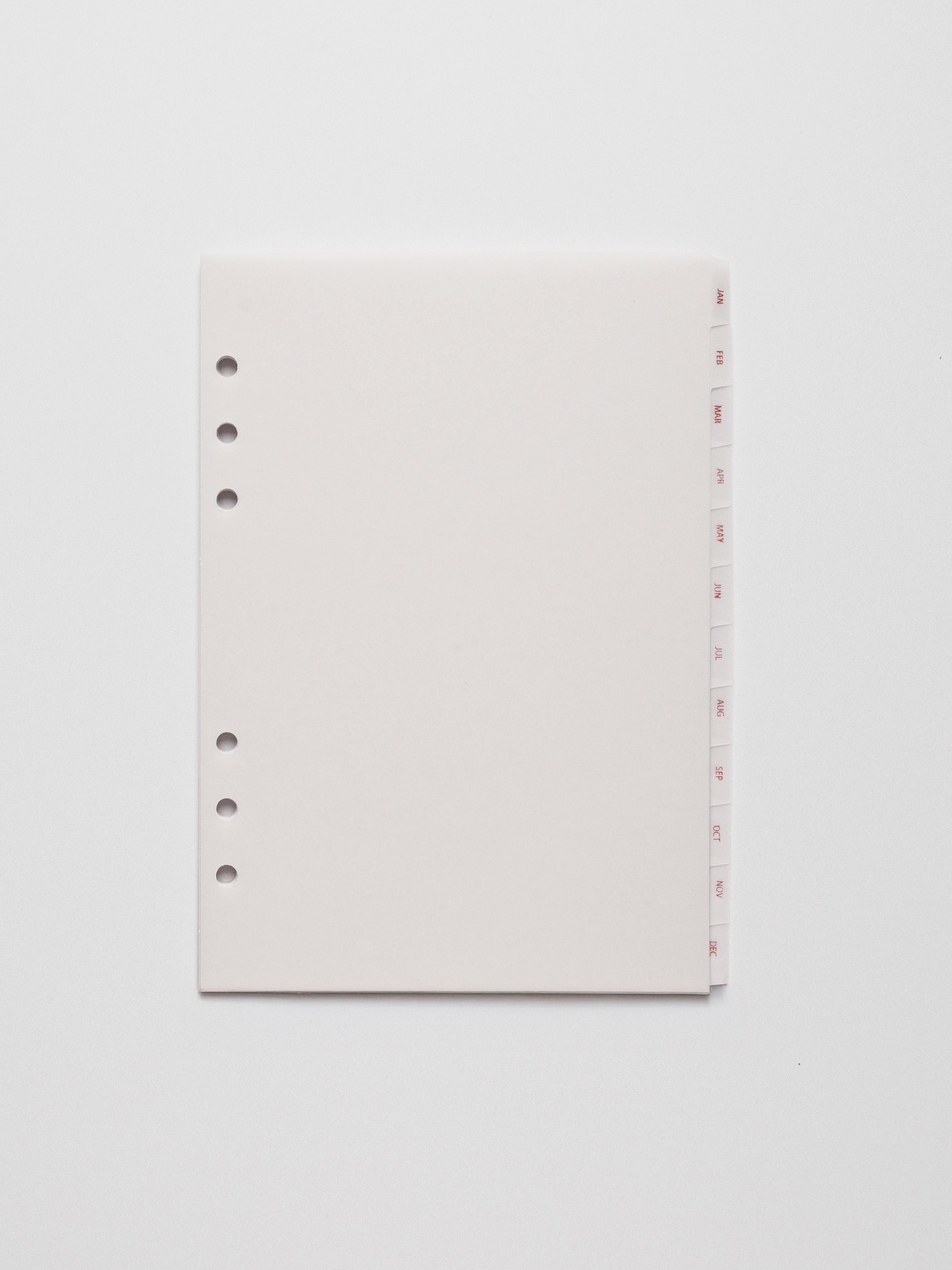 A5 vellum dividers shown on a neutral background.