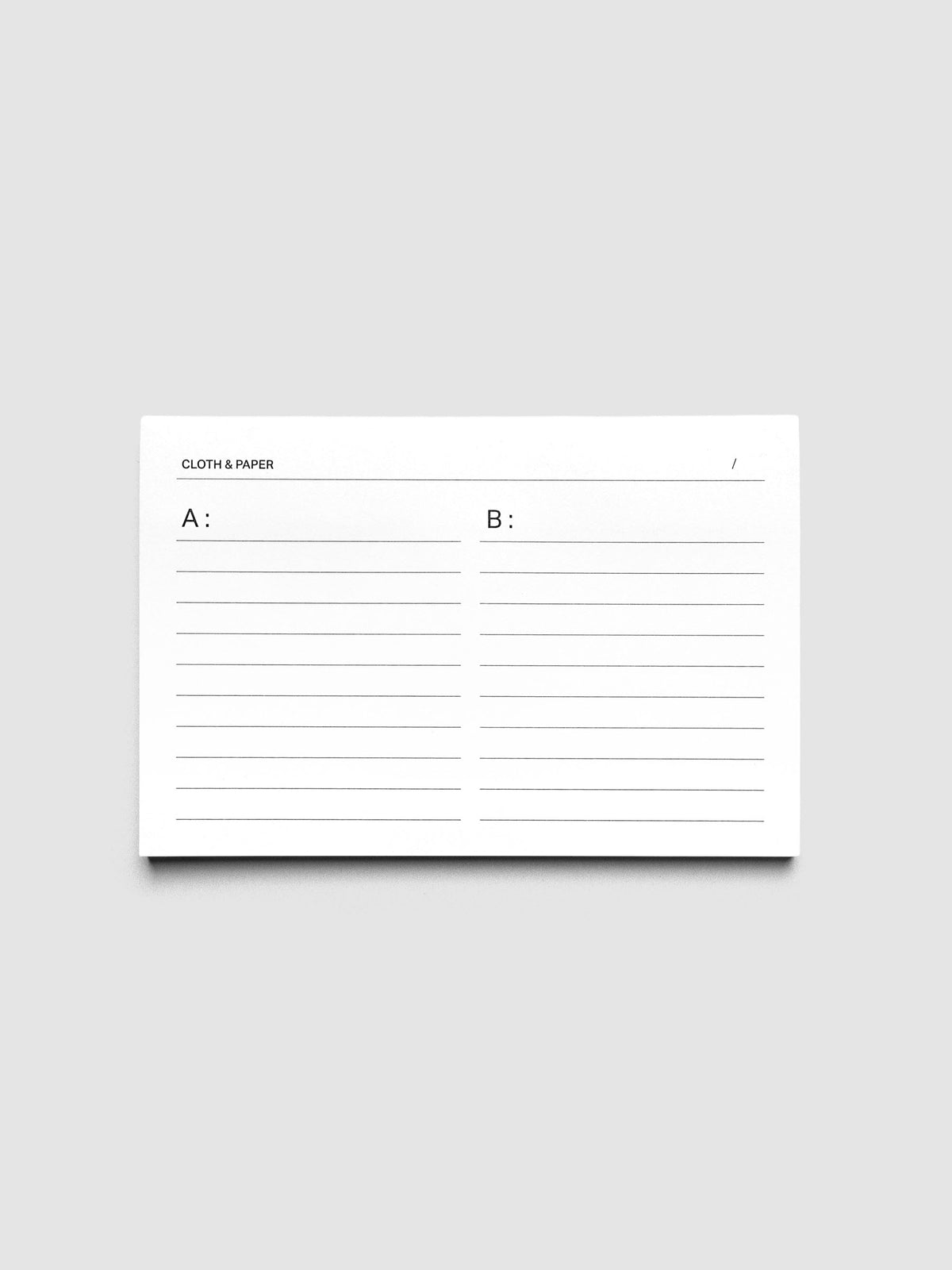 Hand Notes Layout Priorities Tracklist Sticky Notes for Routines & Priorities | Cloth & Paper