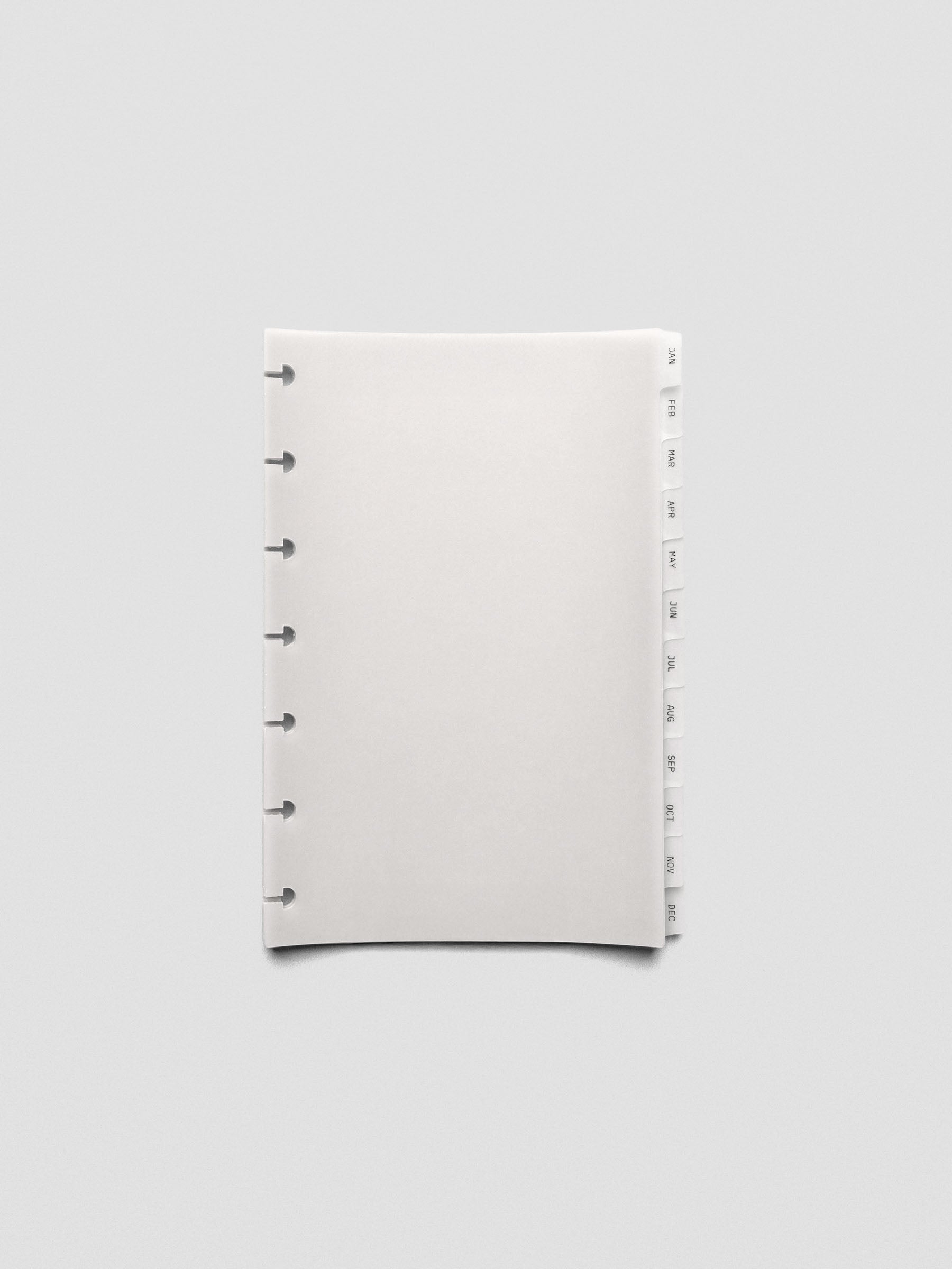 HP Mini vellum dividers shown on a grey background.