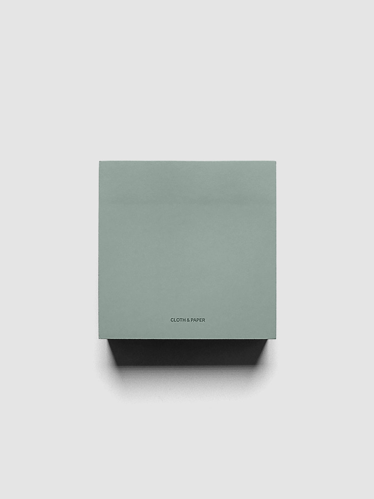Colorblock Sticky Note Set in Matcha and Dirty Chai, edge painted square sticky note pads