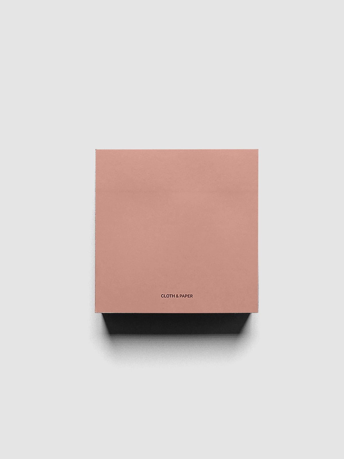 Colorblock Sticky Note Set in Matcha and Dirty Chai, edge painted square sticky note pads