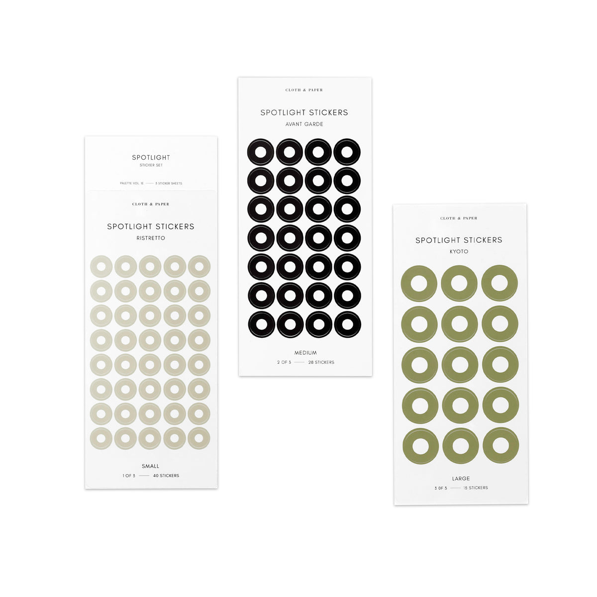 Spotlight Planner Stickers Stickers | Cloth & Paper – CLOTH & PAPER