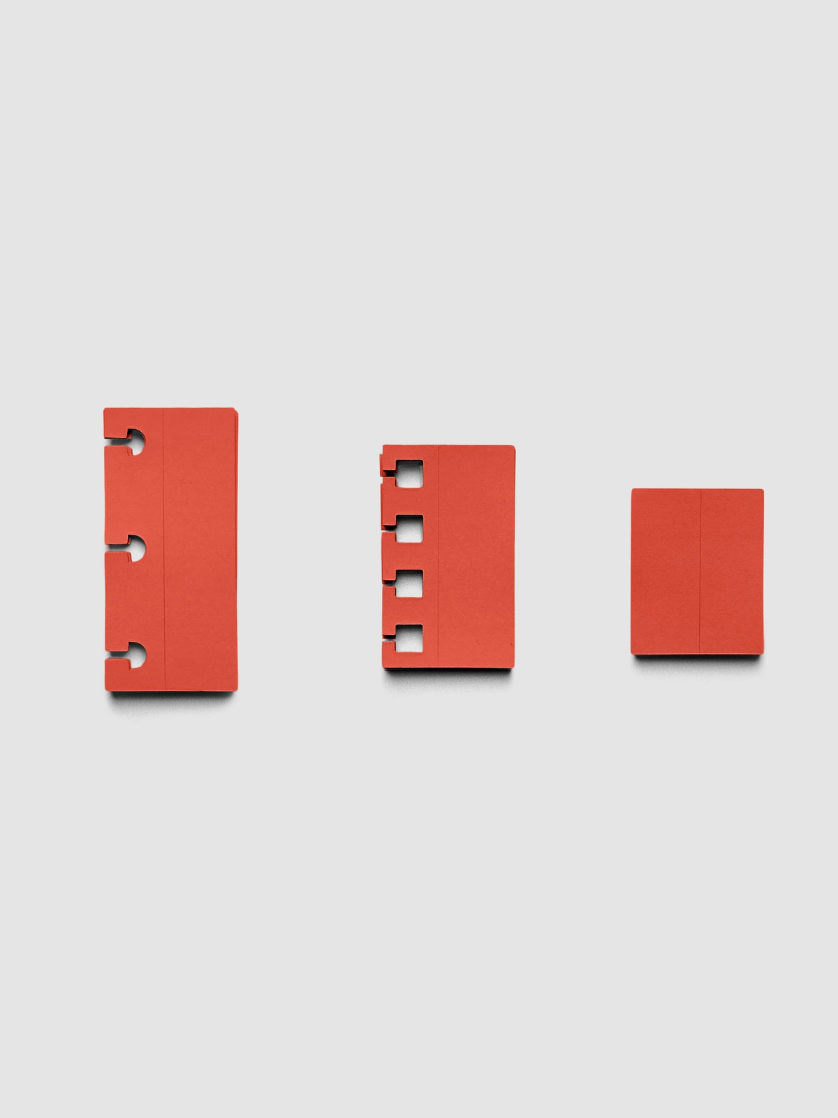 System Punch Stickers in Pimento, disc punch, spiral punch and unpunched adhesive stickers