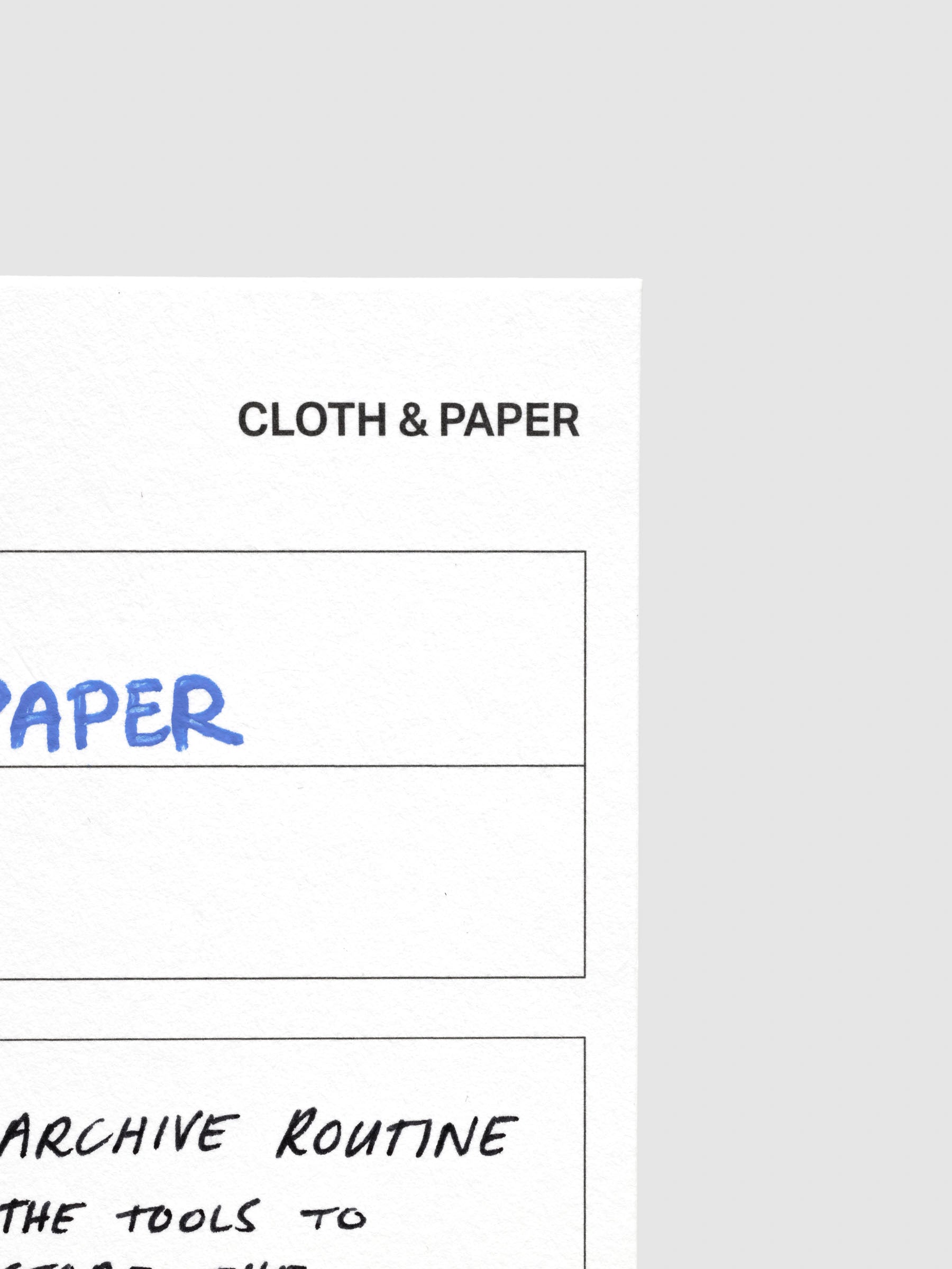 Close up of This Year's Mindset Card with handwritten notes as an example.