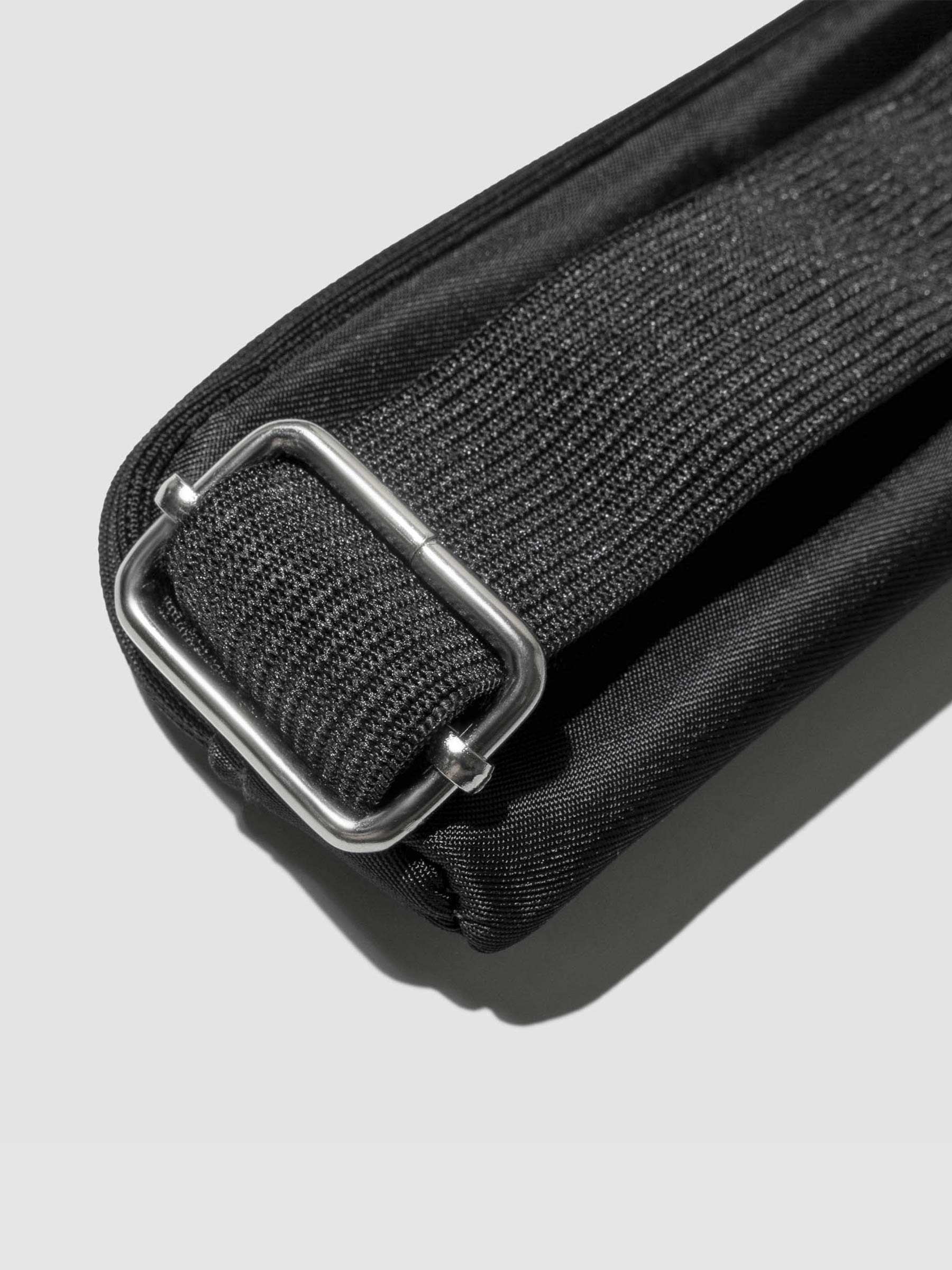 Closeup of strap on Avant Garde pouch.