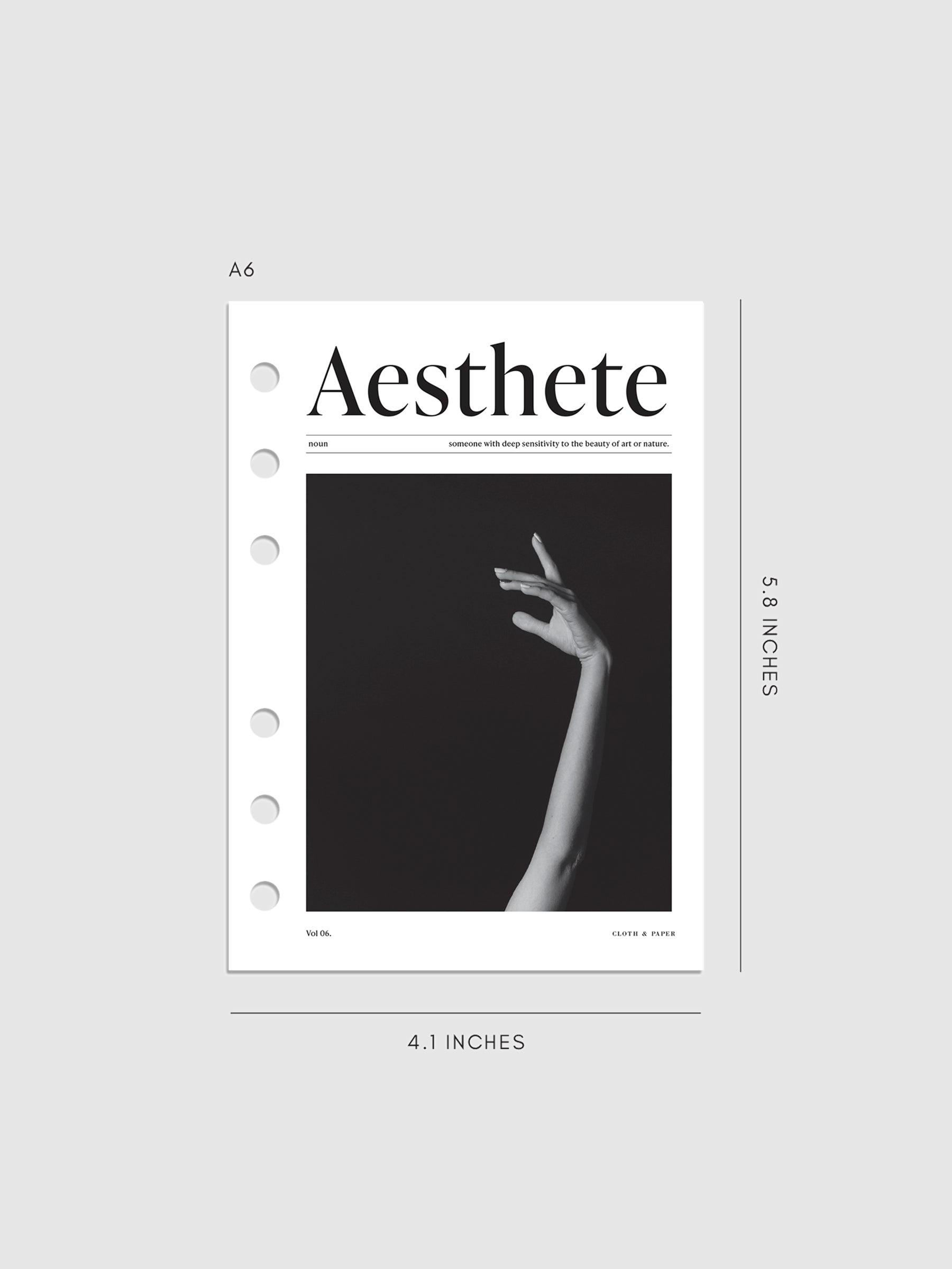 A6 Aesthete Planner Dashboard