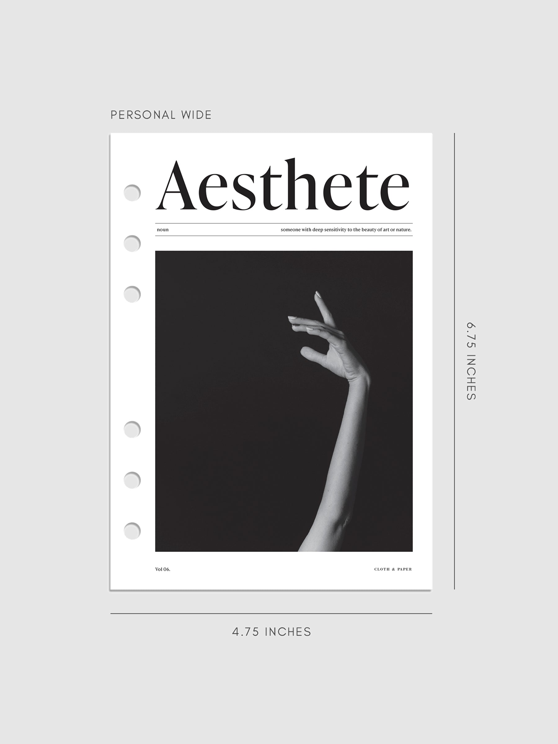Personal Wide Aesthete Planner Dashboard