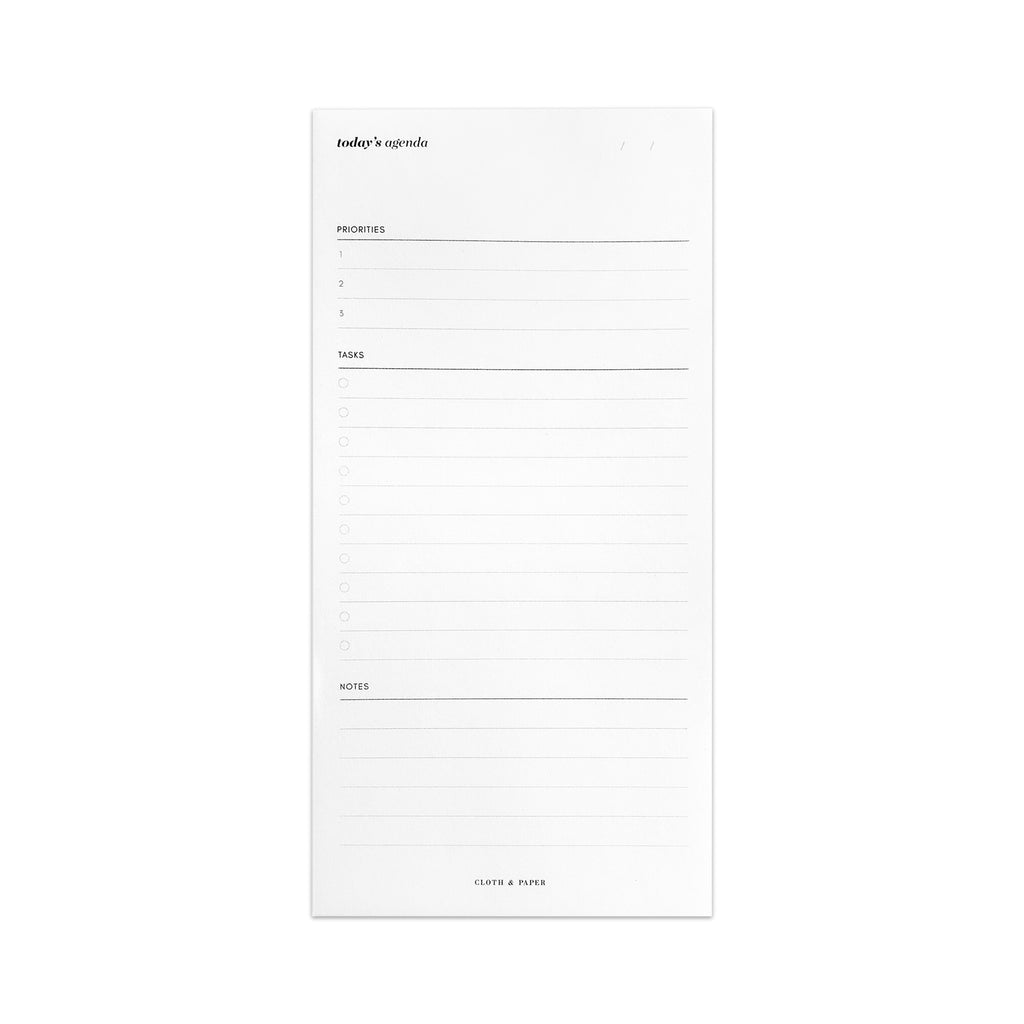 Agenda Notepad | Cloth & Paper